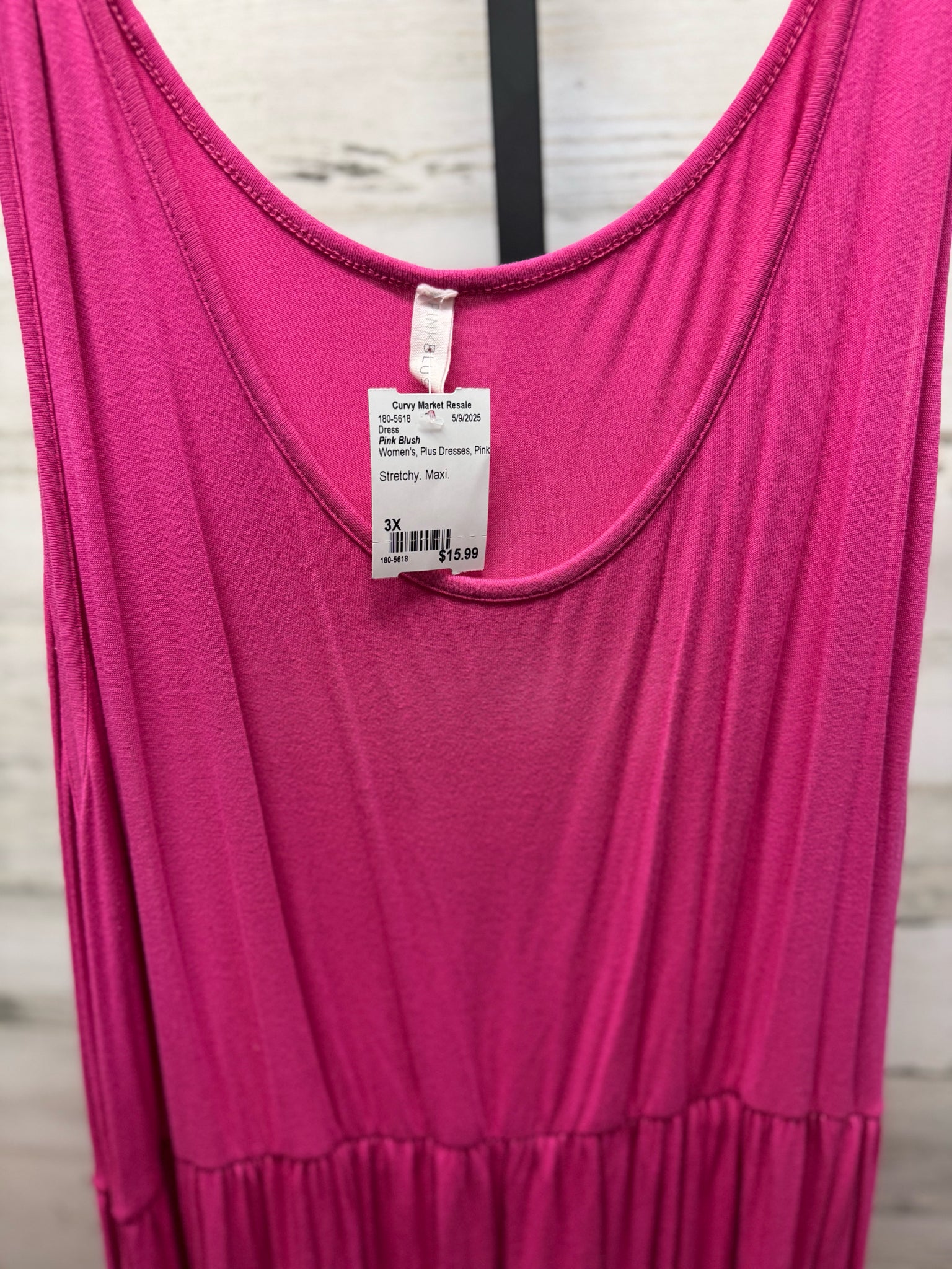 Pink Blush Plus Dresses Size 3X Dress