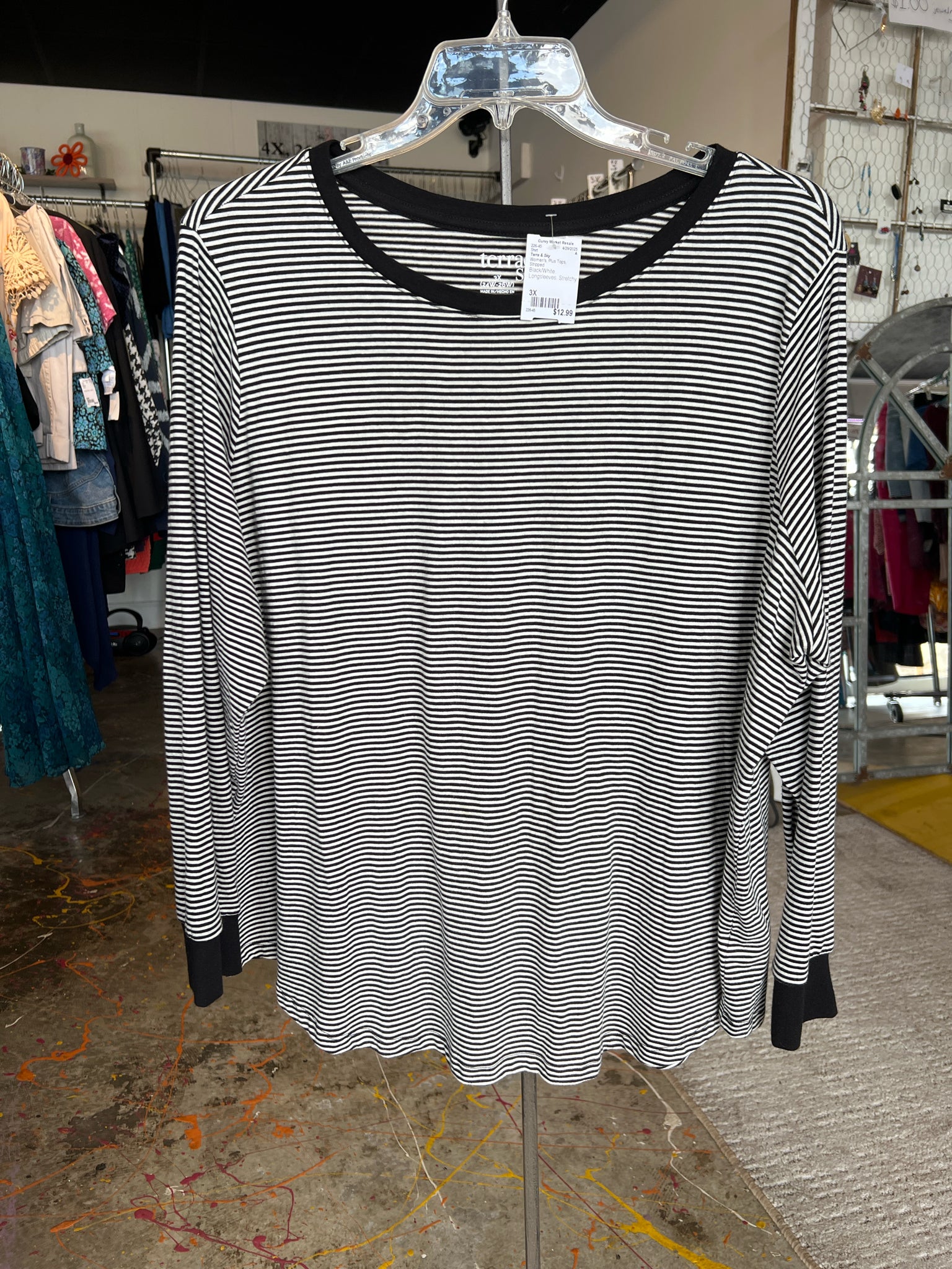 Terra & Sky Plus Tops Size 3X Shirt