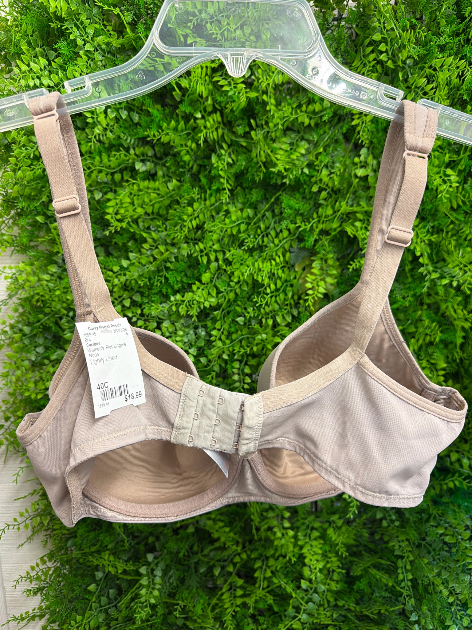 Cacique Plus Lingerie Size 40C Bra