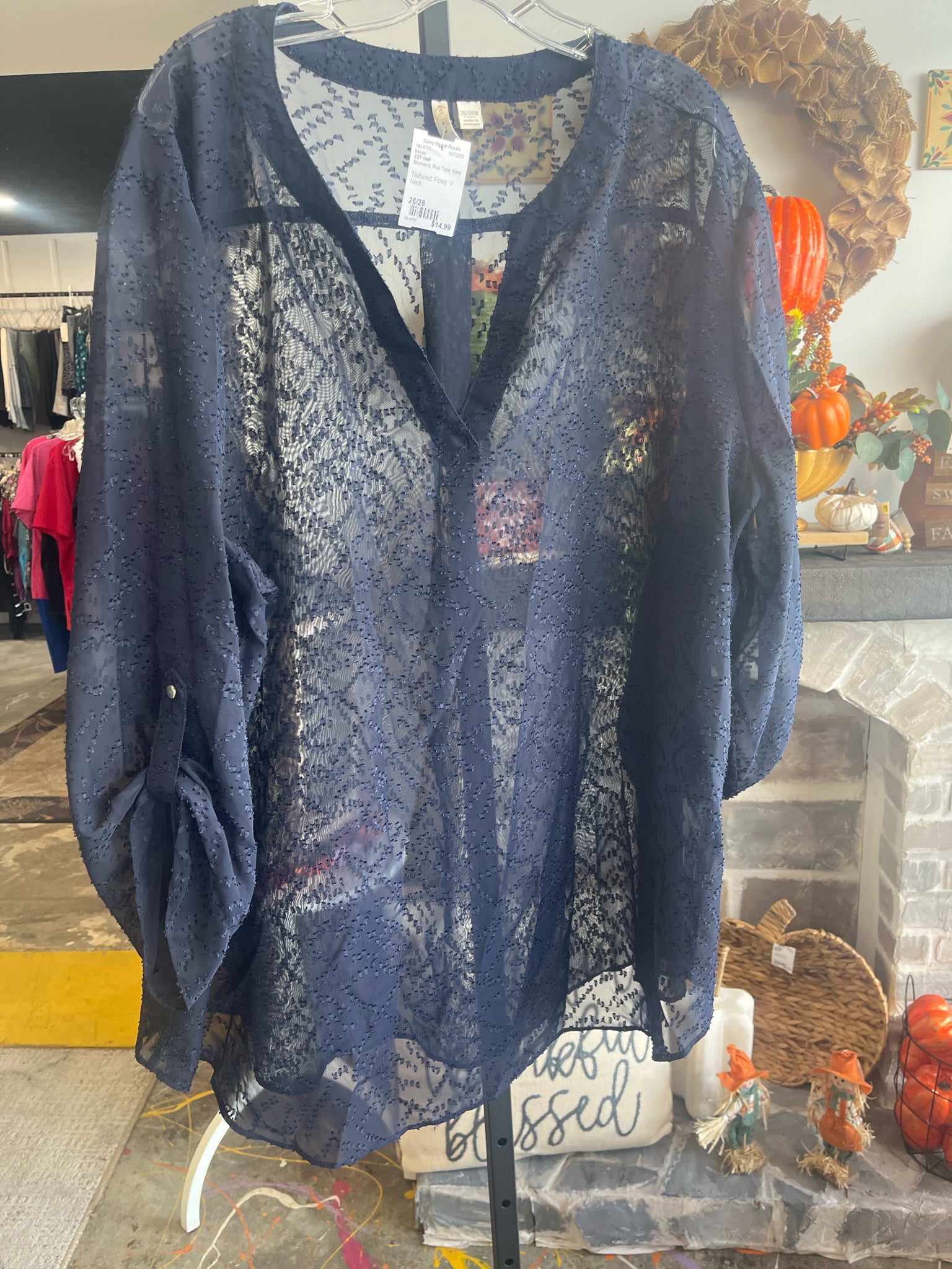 EST 1946 Plus Tops Size 26/28 Blouse