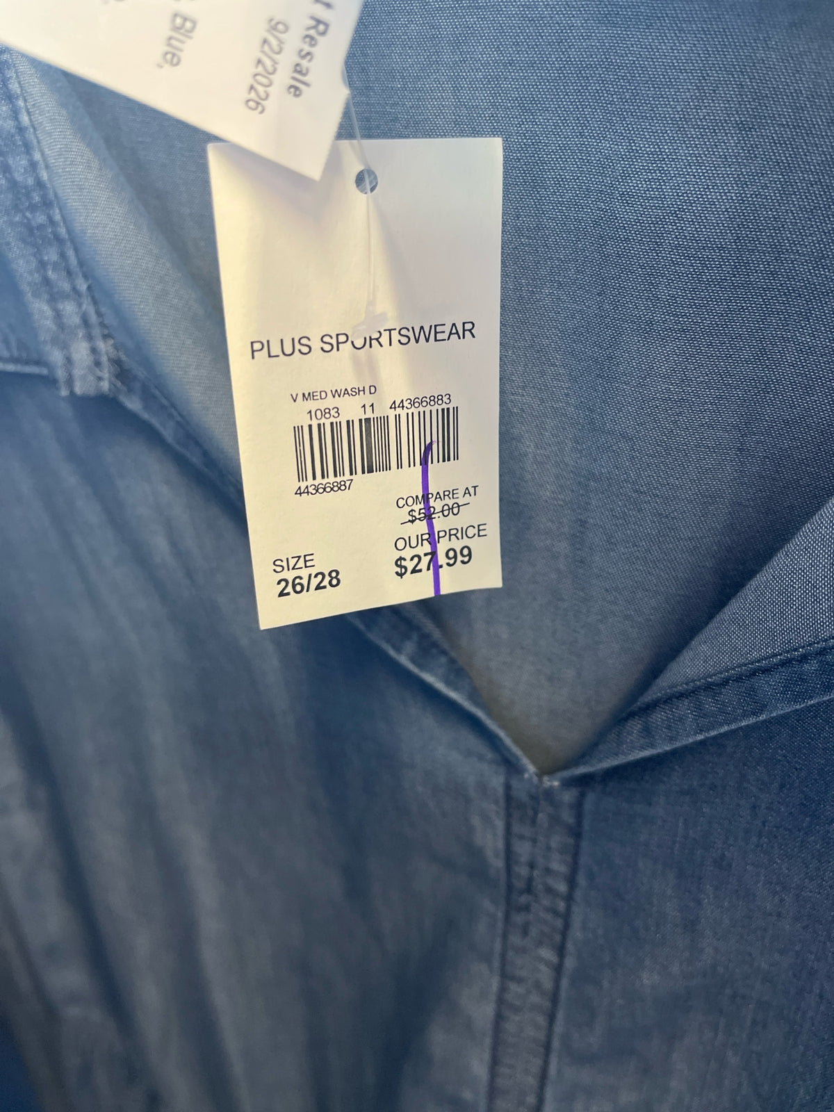 EST 1946 Plus Tops Size 26/28 Blouse