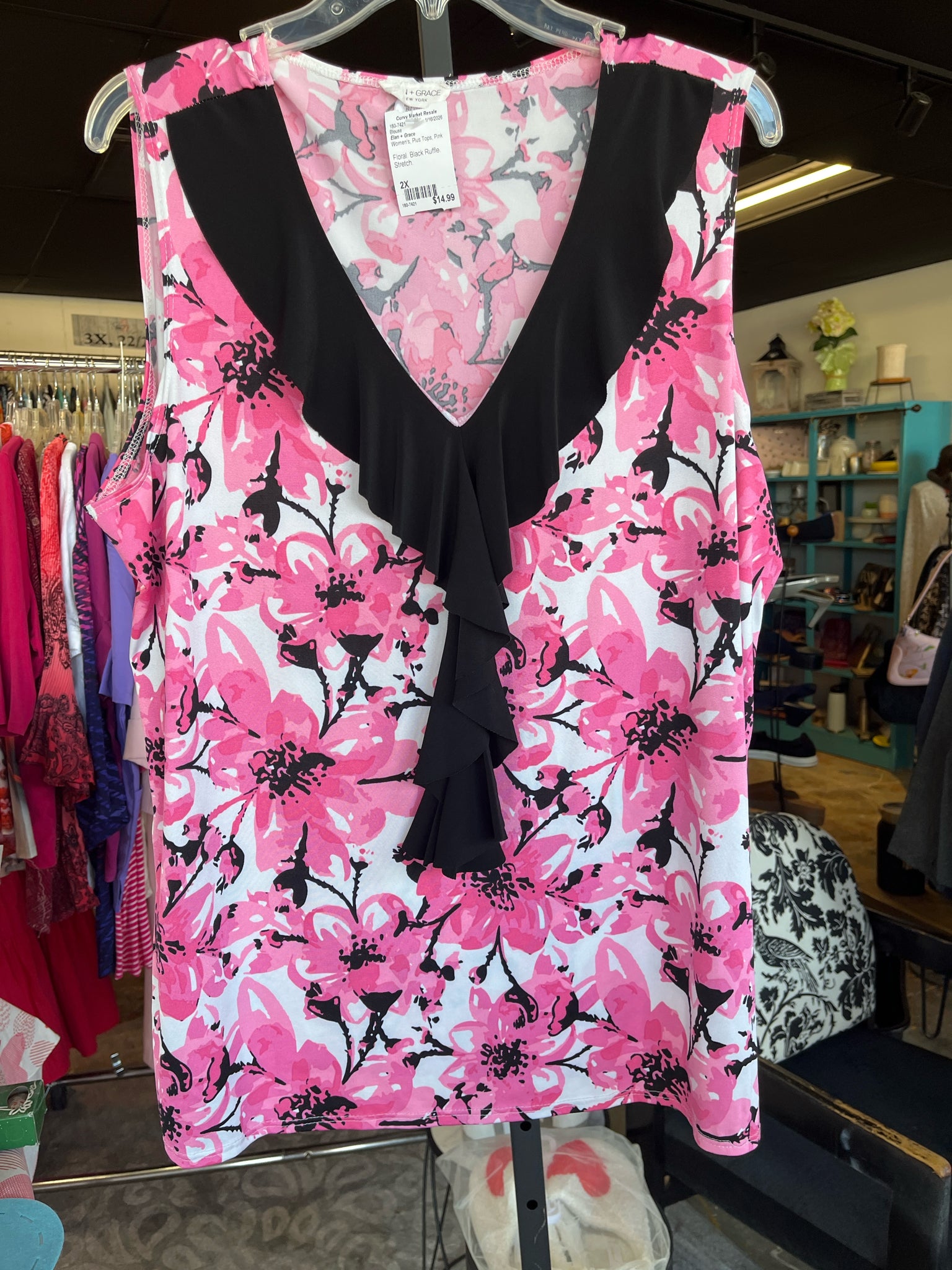 Elan + Grace Plus Tops Size 2X Blouse