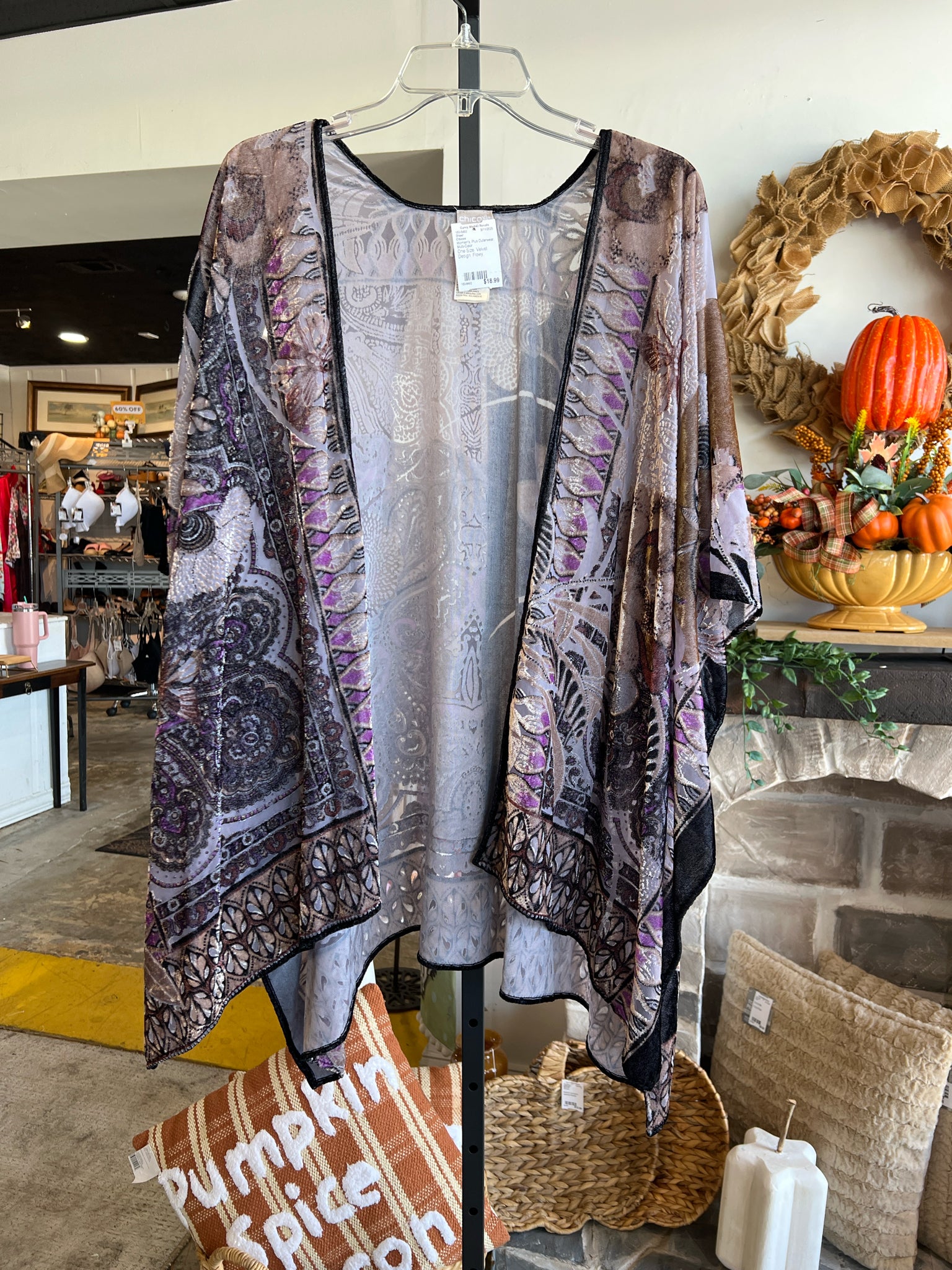 Chicos Multi-Color Shawl