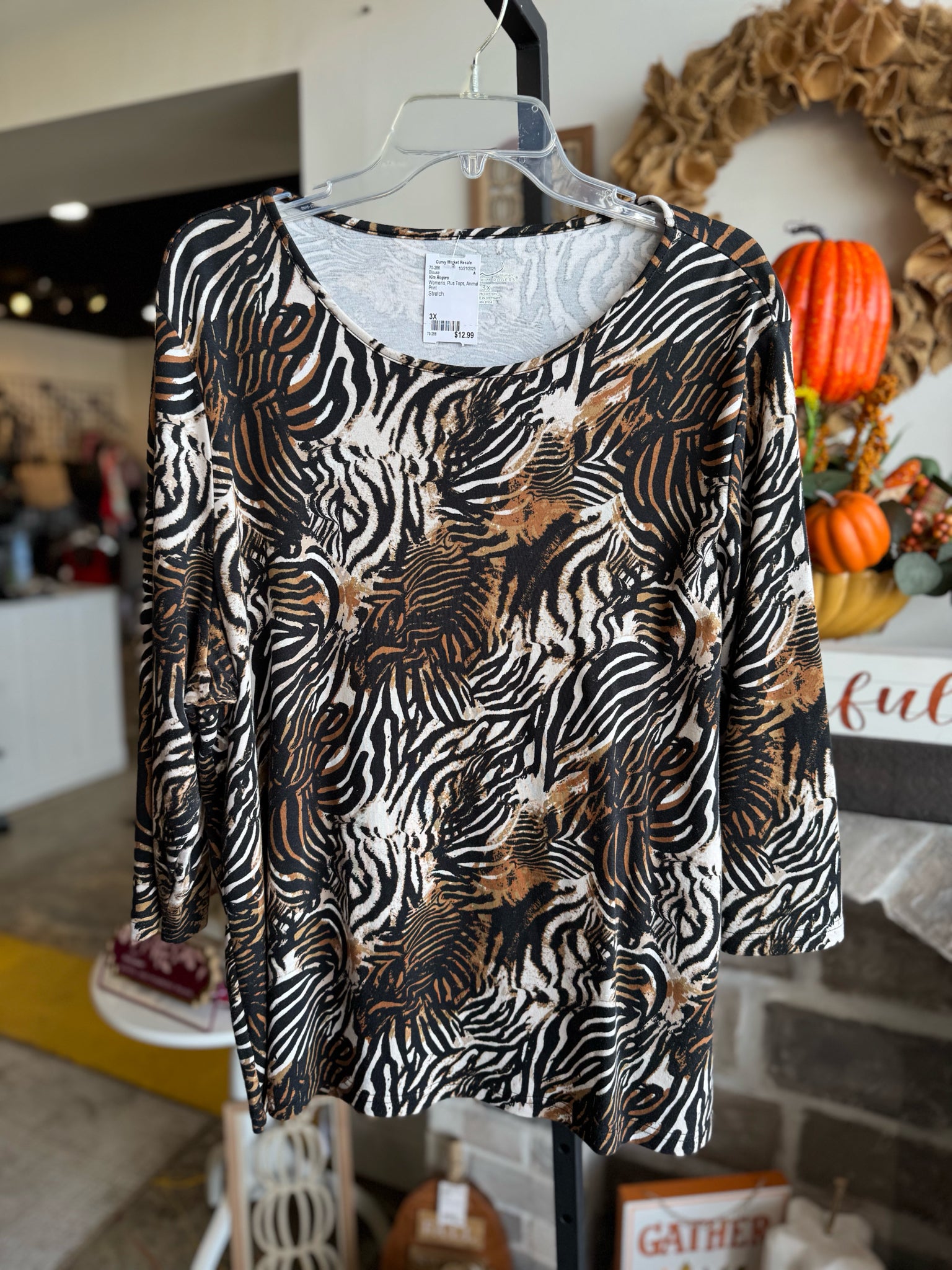 Kim Rogers Plus Tops Size 3X Blouse