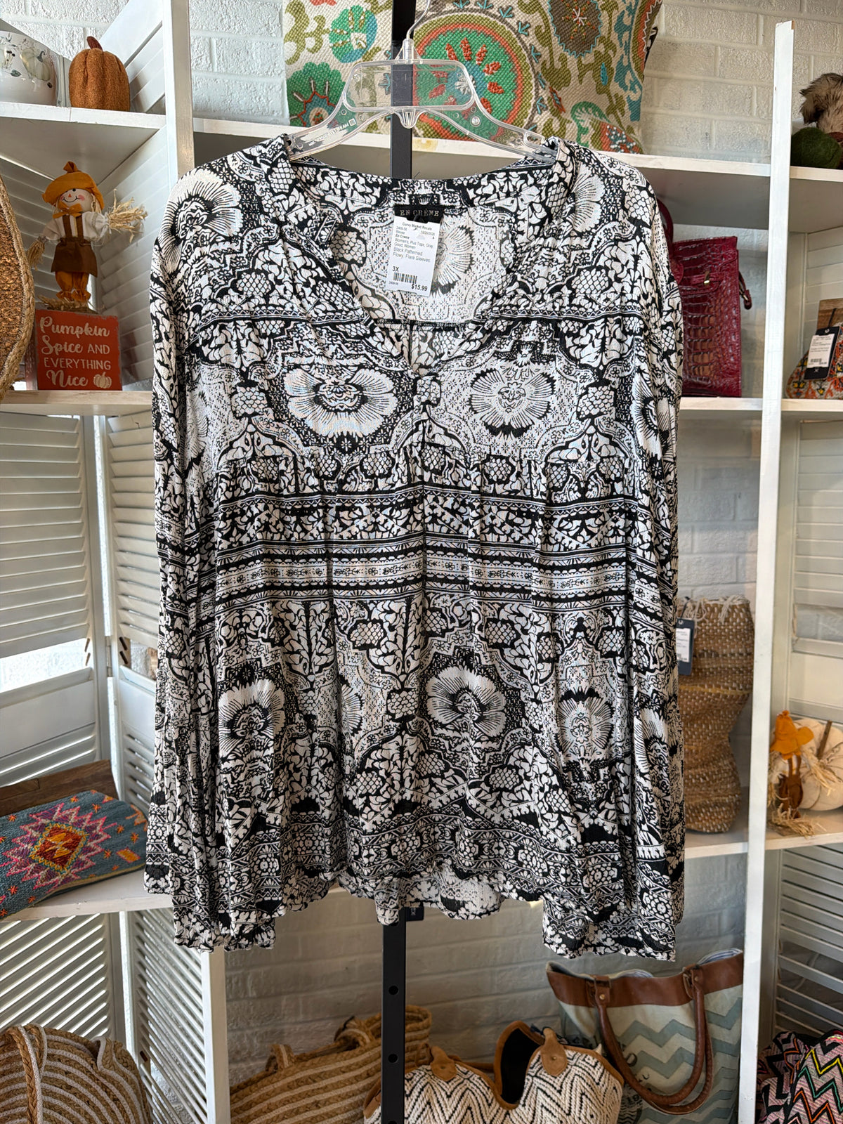 En Creme Plus Tops Size 3X Blouse