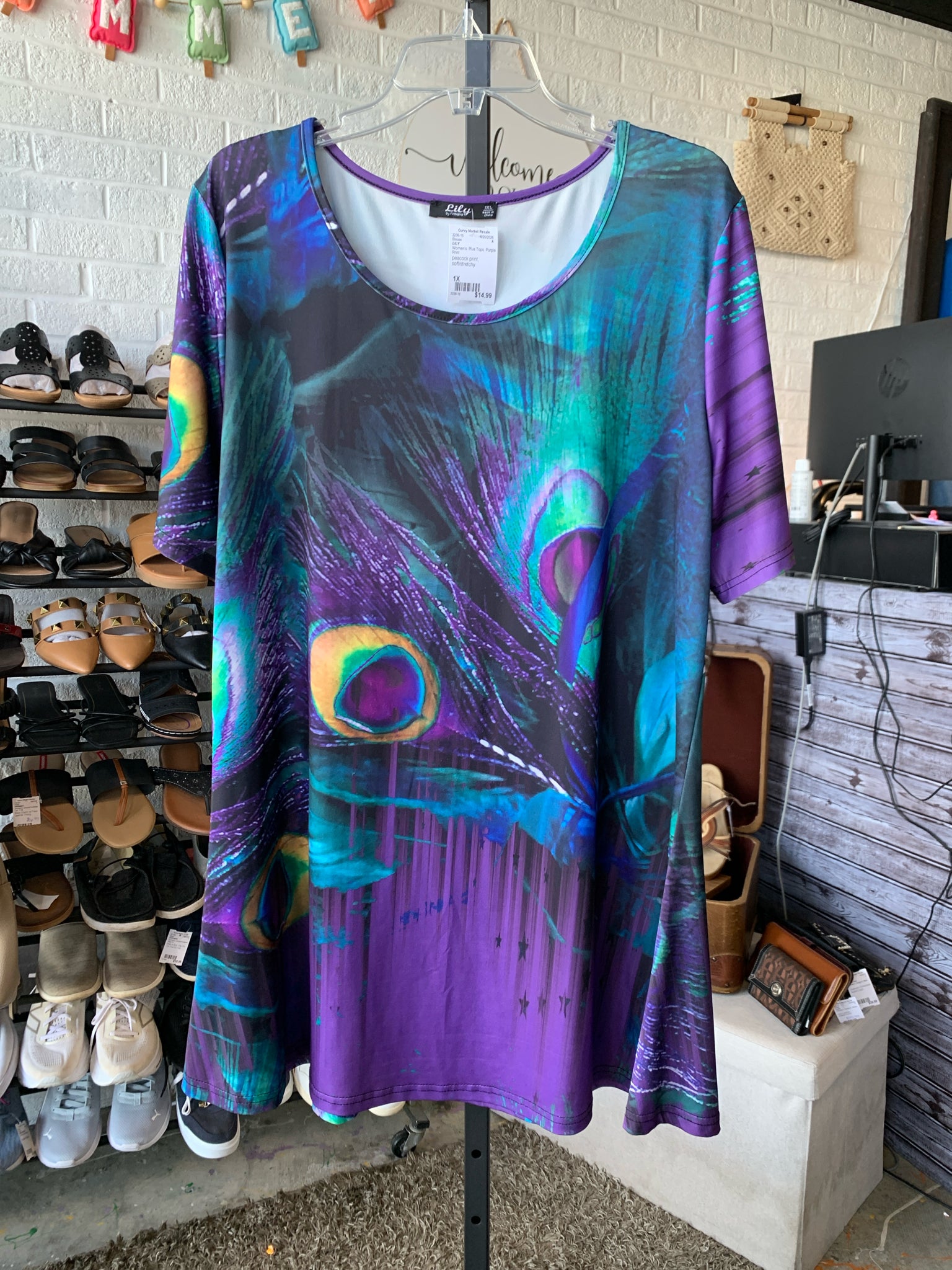 LILY Plus Tops Size 1X Blouse