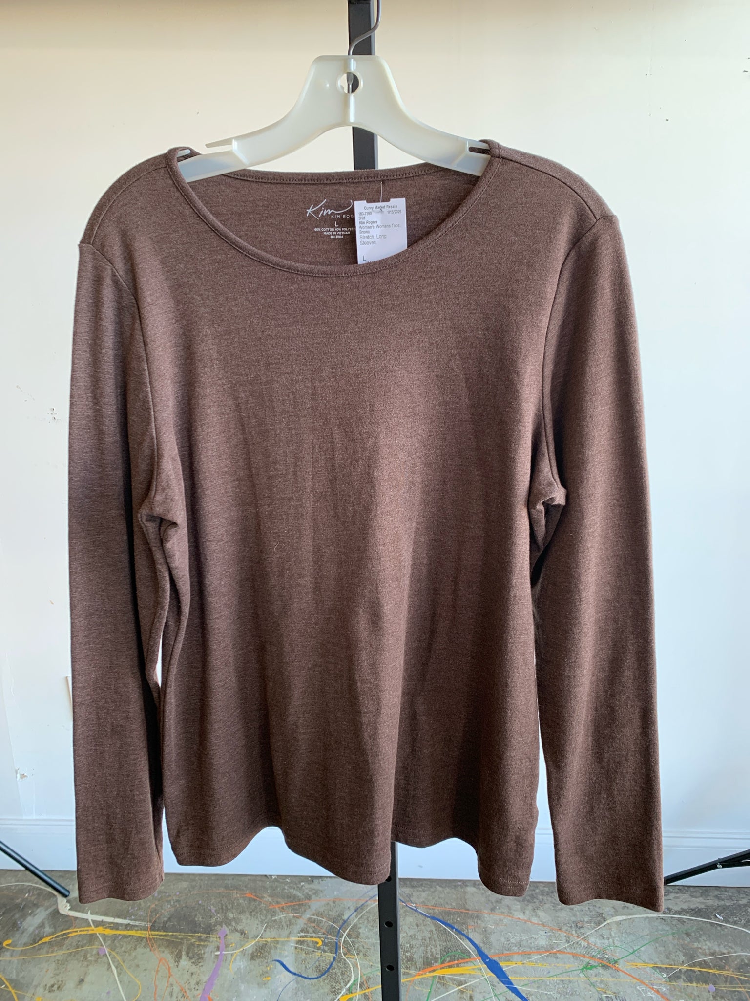 Kim Rogers Womens Tops Size L Shirt