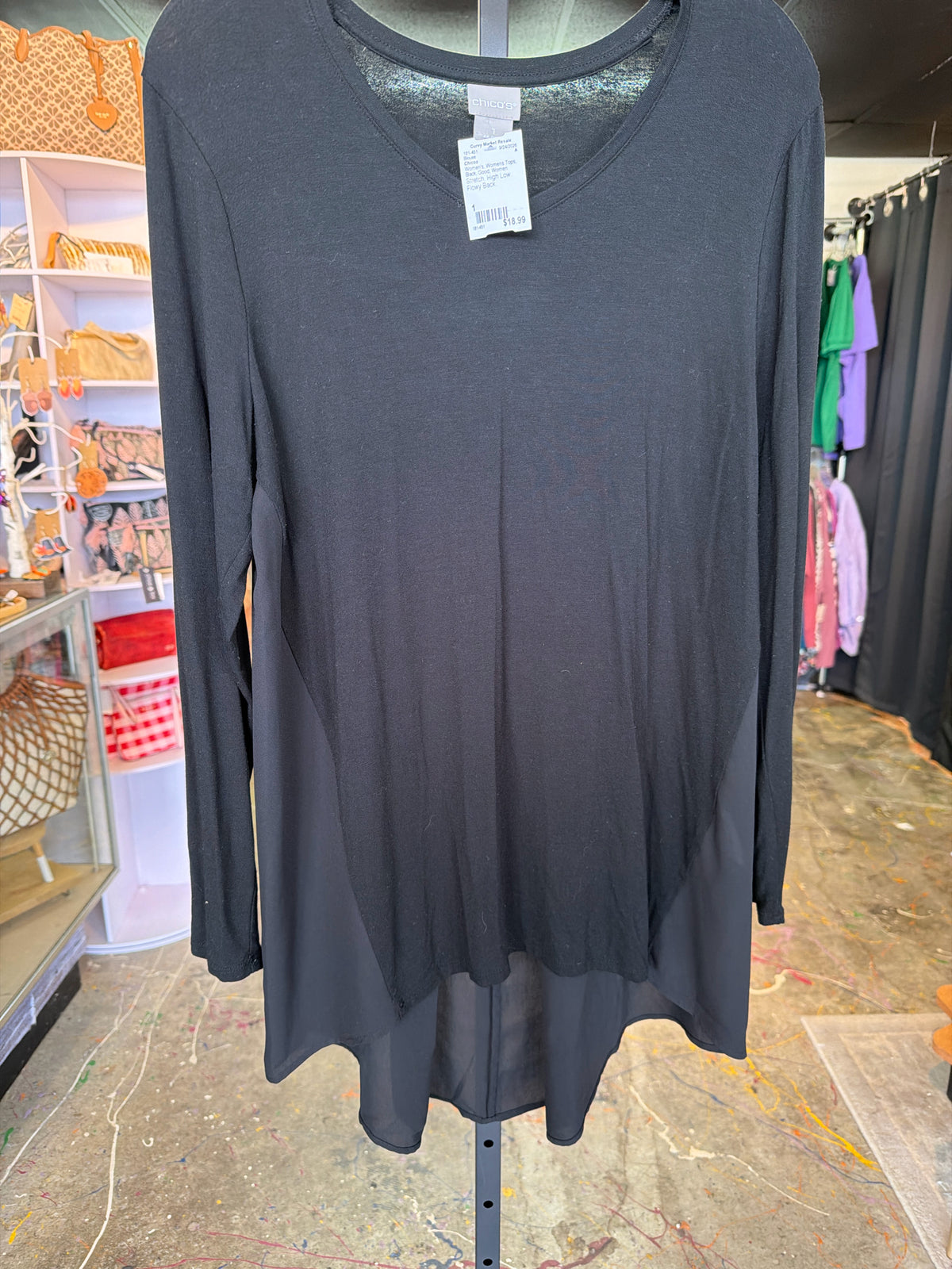 Chicos Womens Tops Size 1 Blouse
