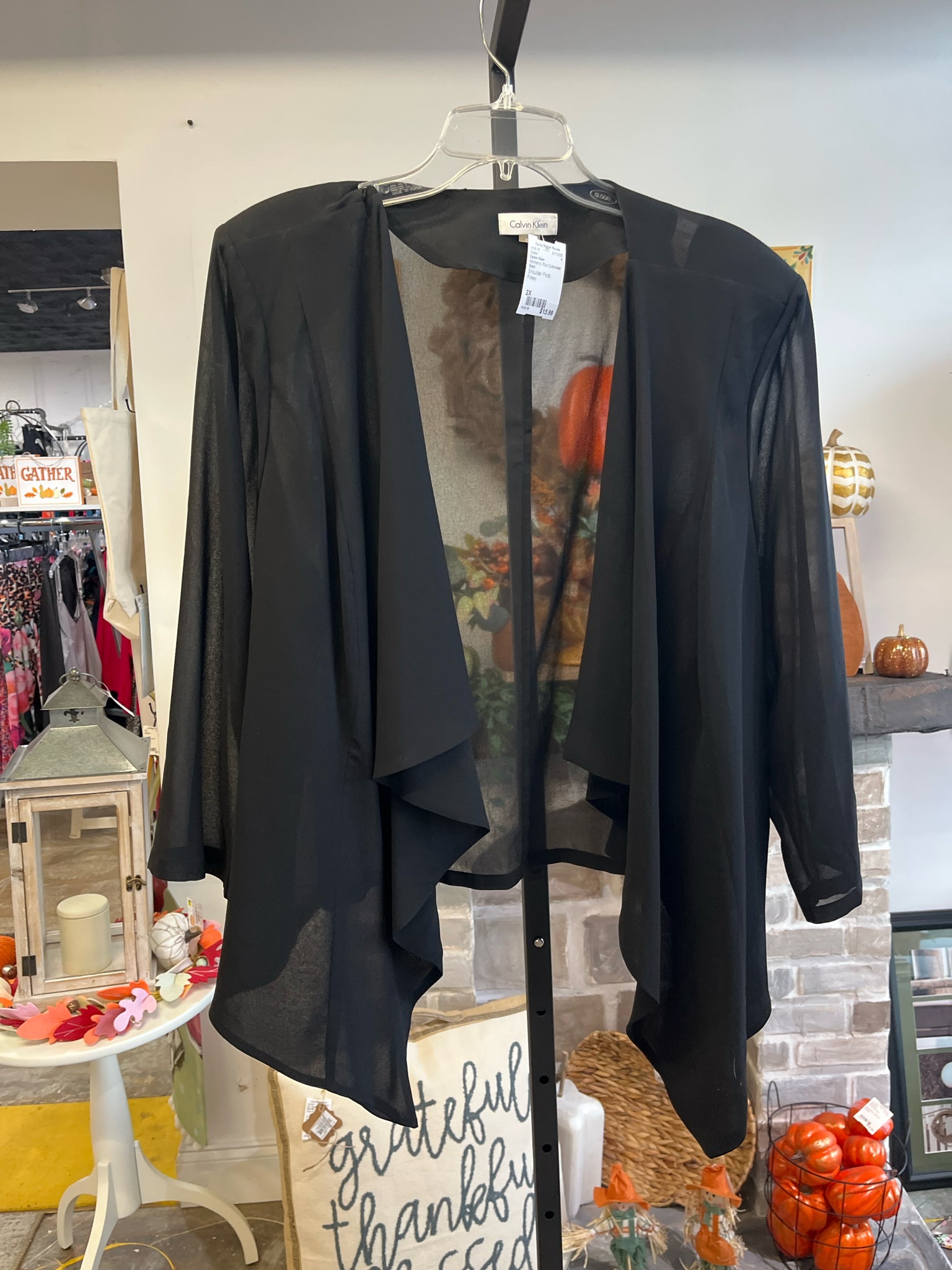 Calvin Klein Plus Outerwear Size 2X Duster