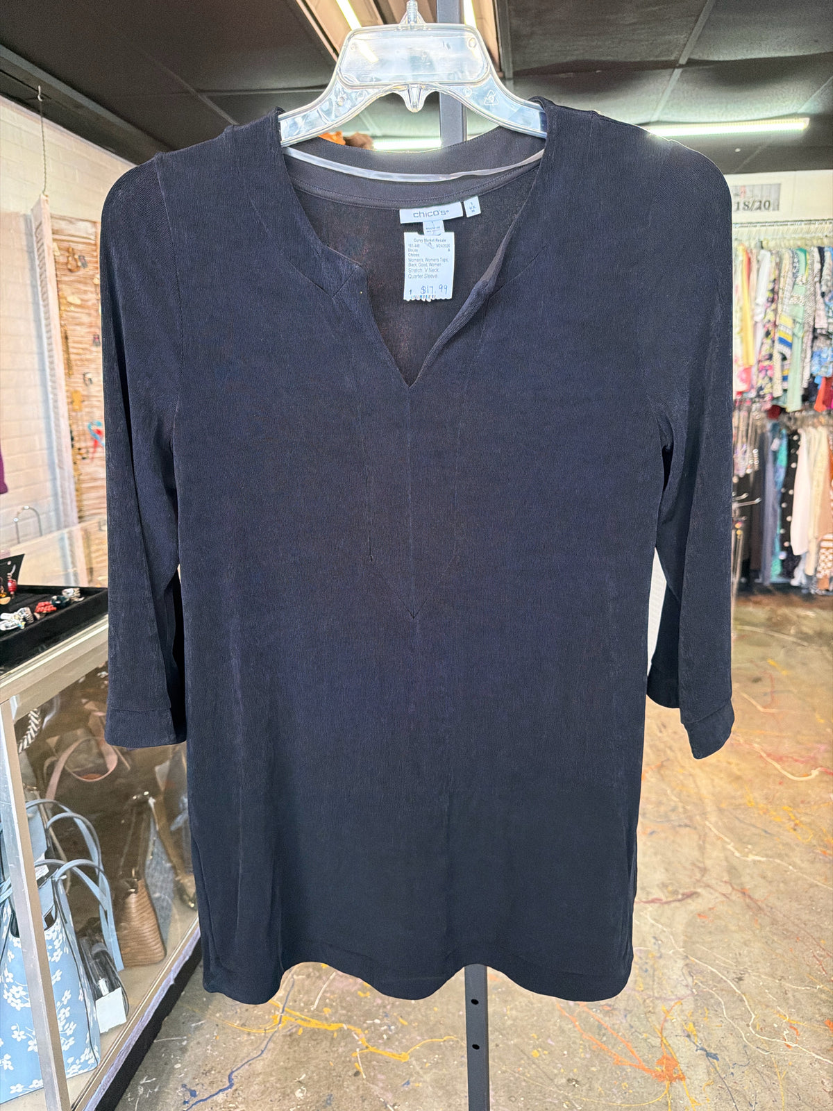 Chicos Womens Tops Size 1 Blouse