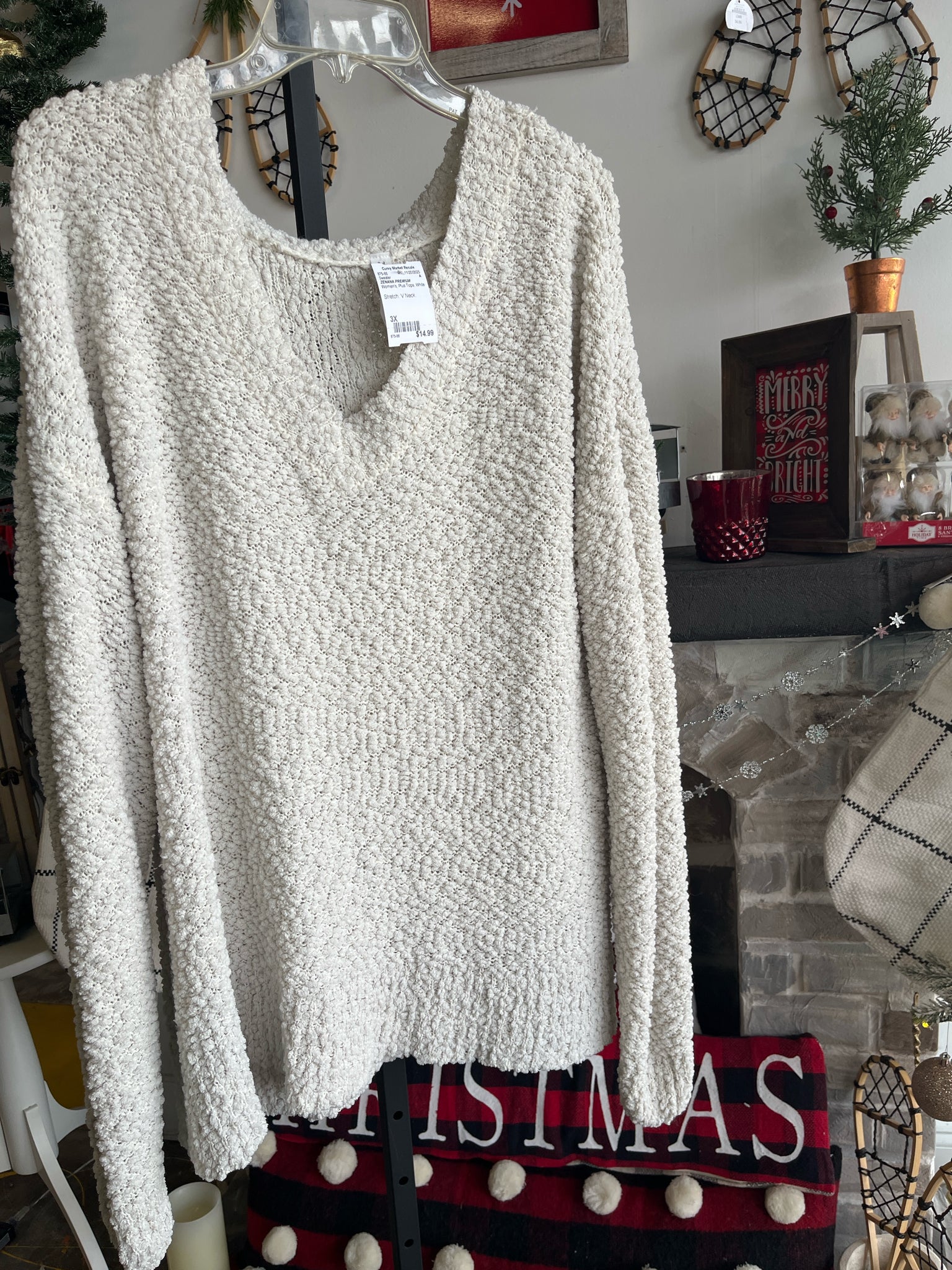 ZENANA PREMIUM Plus Tops Size 3X Sweater