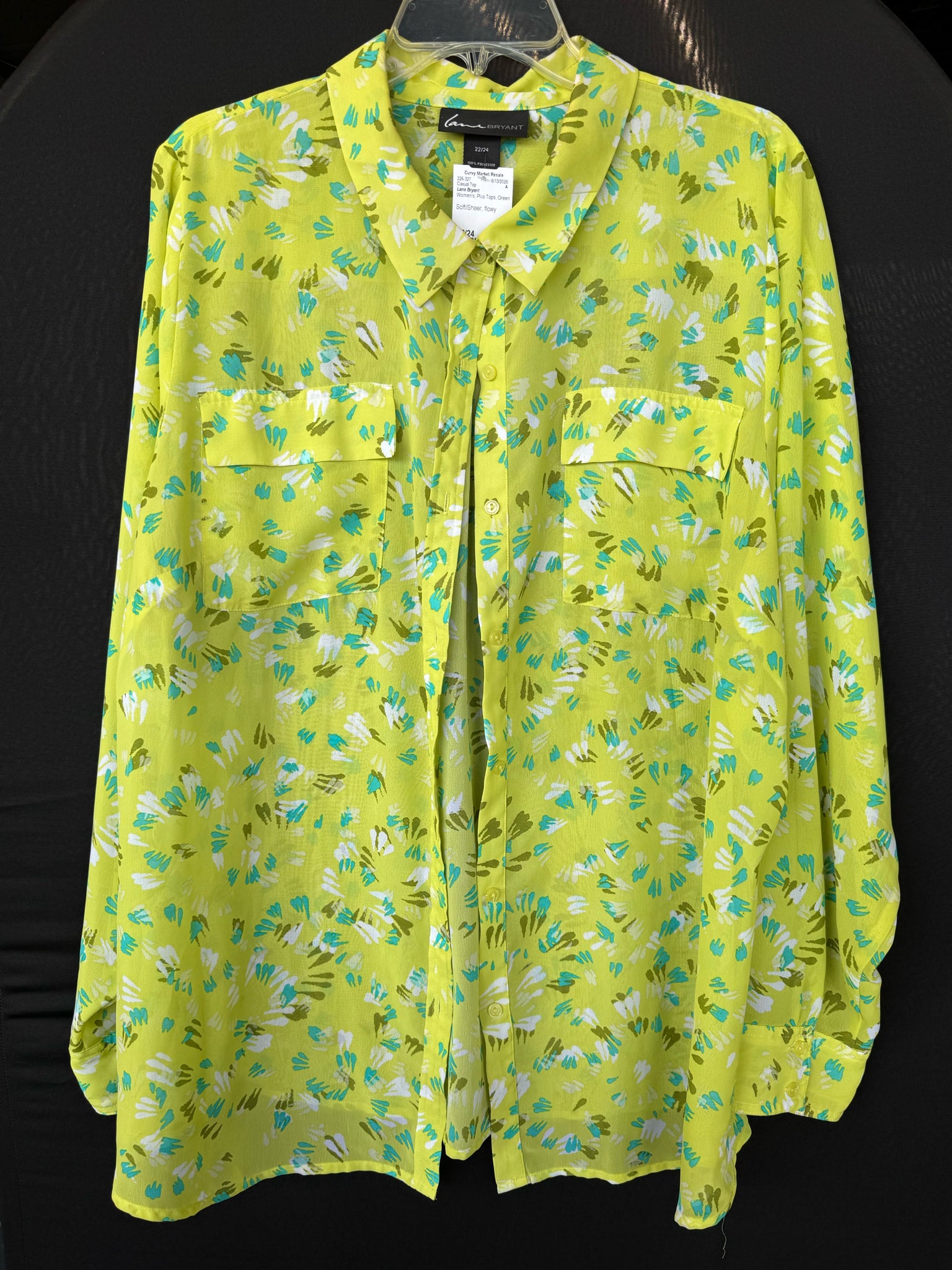 Lane Bryant Plus Tops Size 22/24 Casual Top