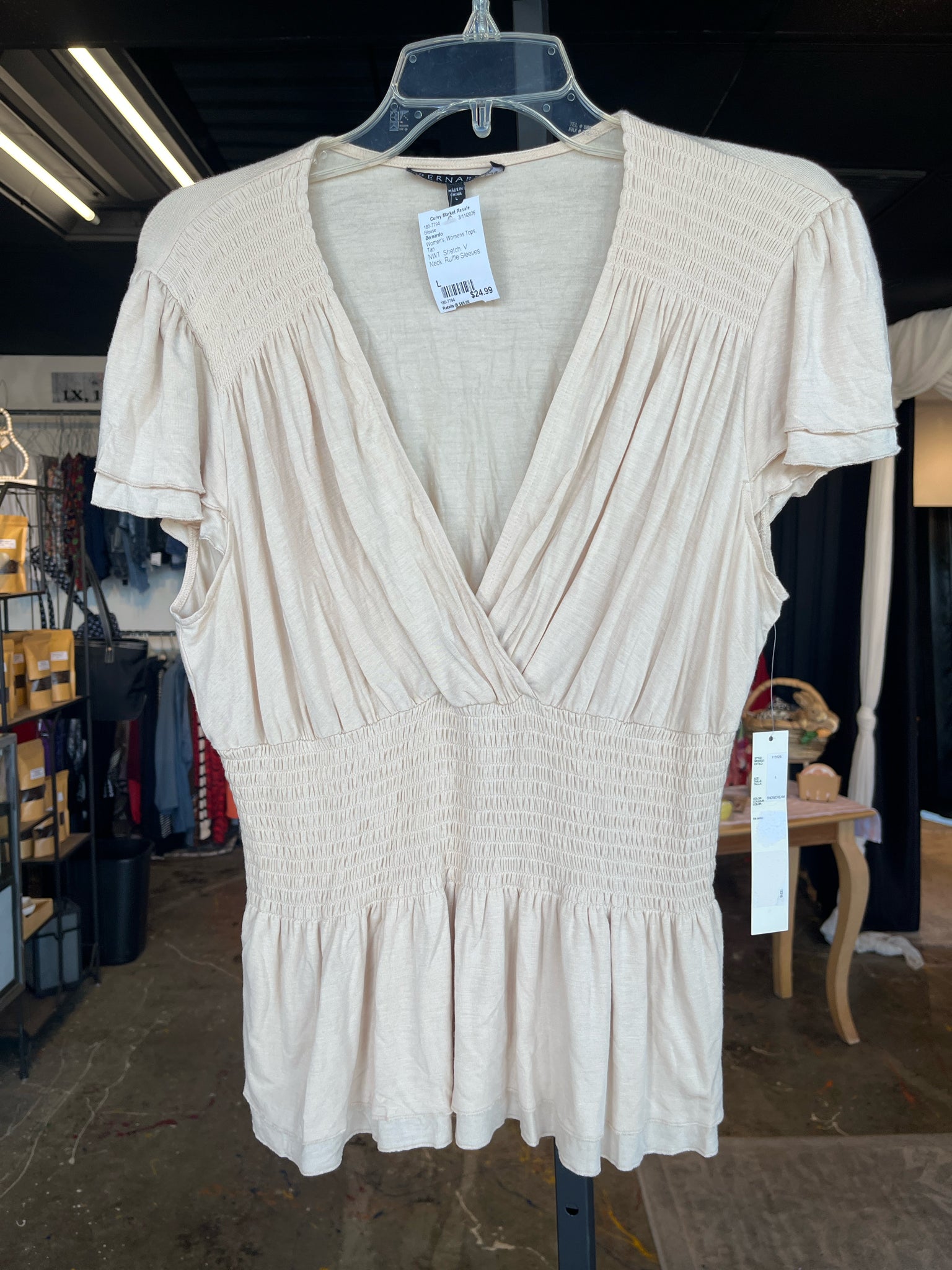 Bernardo Womens Tops Size L Blouse