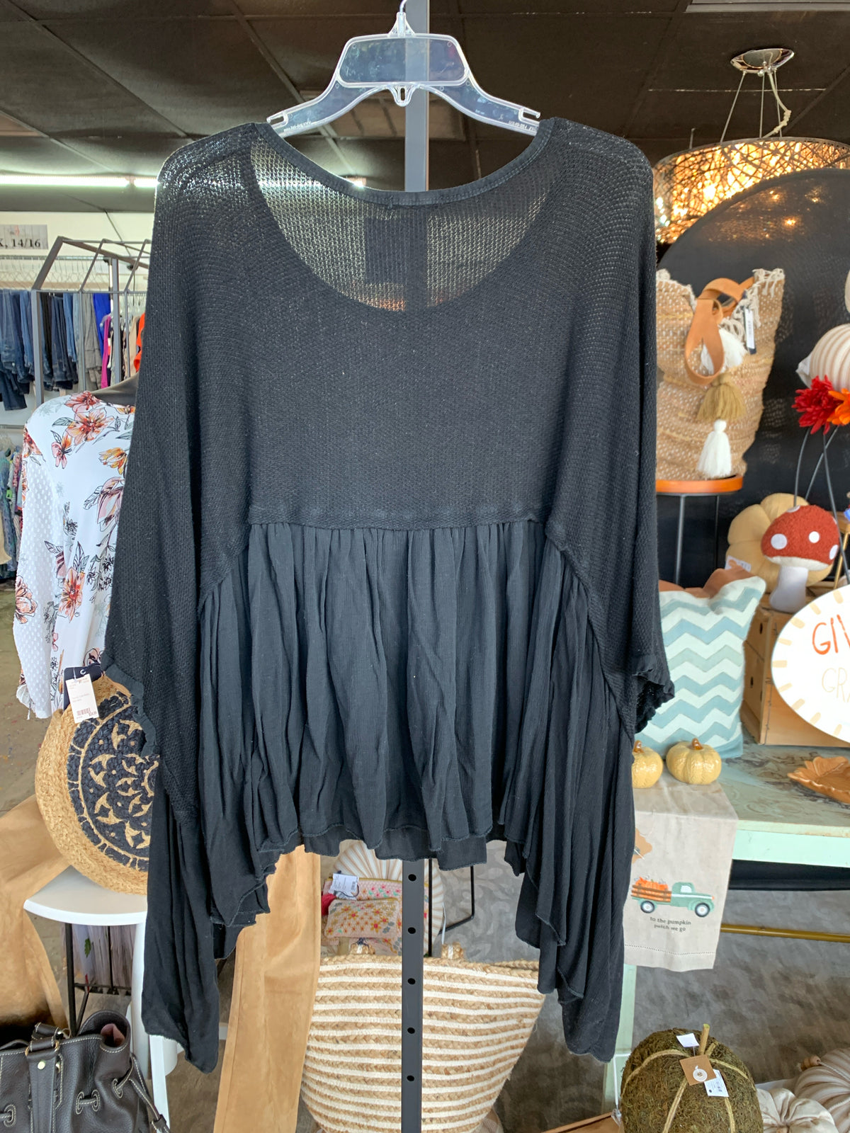 No Brand Black Shawl