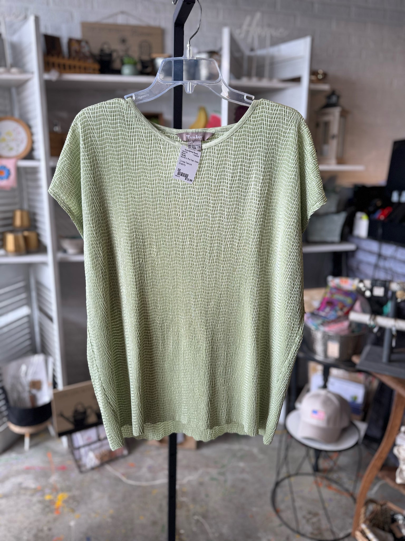 TanJay Plus Tops Size 3X Blouse