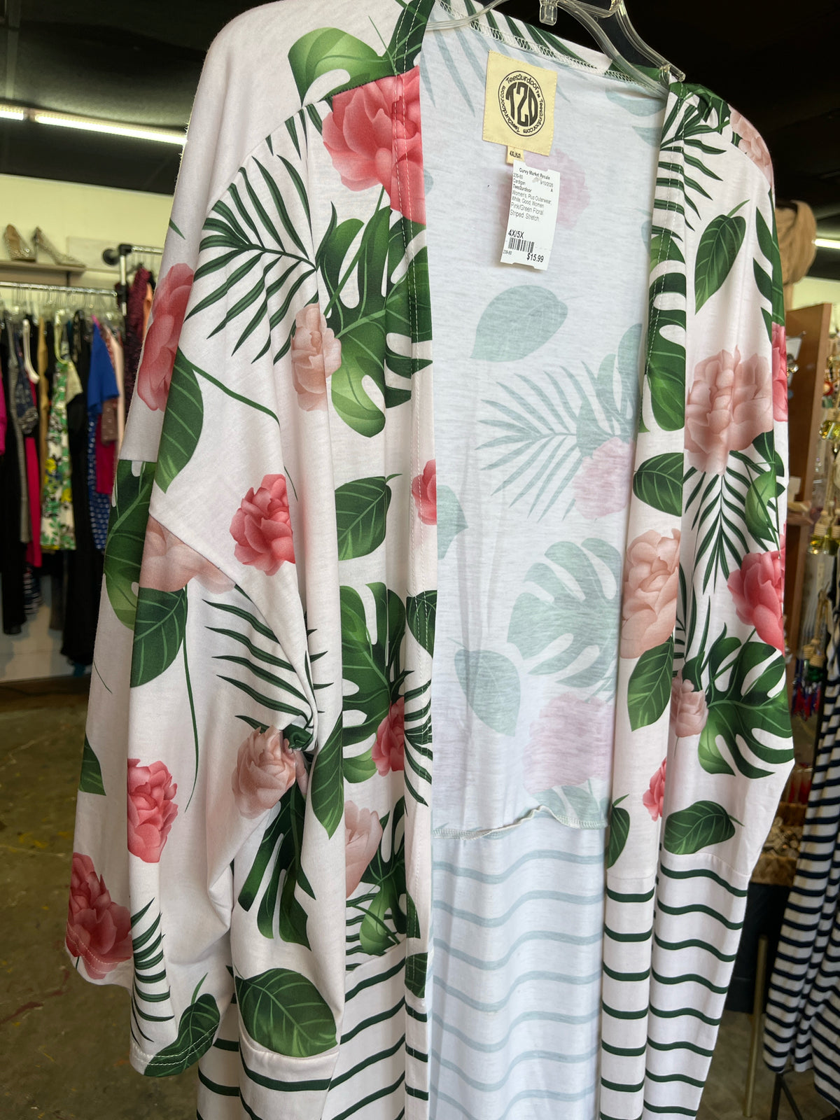 Tees2urdoor Plus Outerwear Size 4X/5X Cardigan