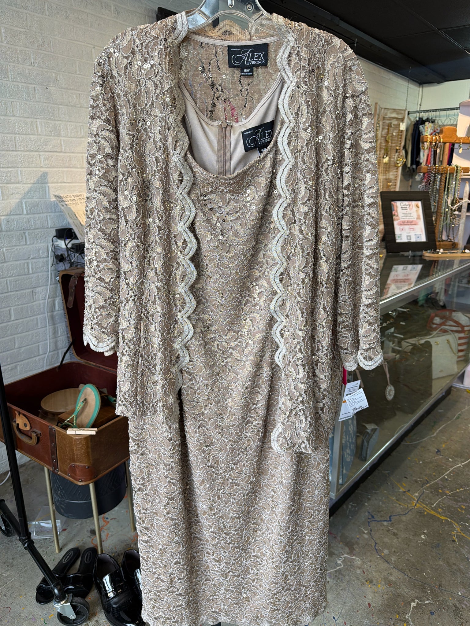 Alex Evenings Plus Dresses Size 16W Formal Wear