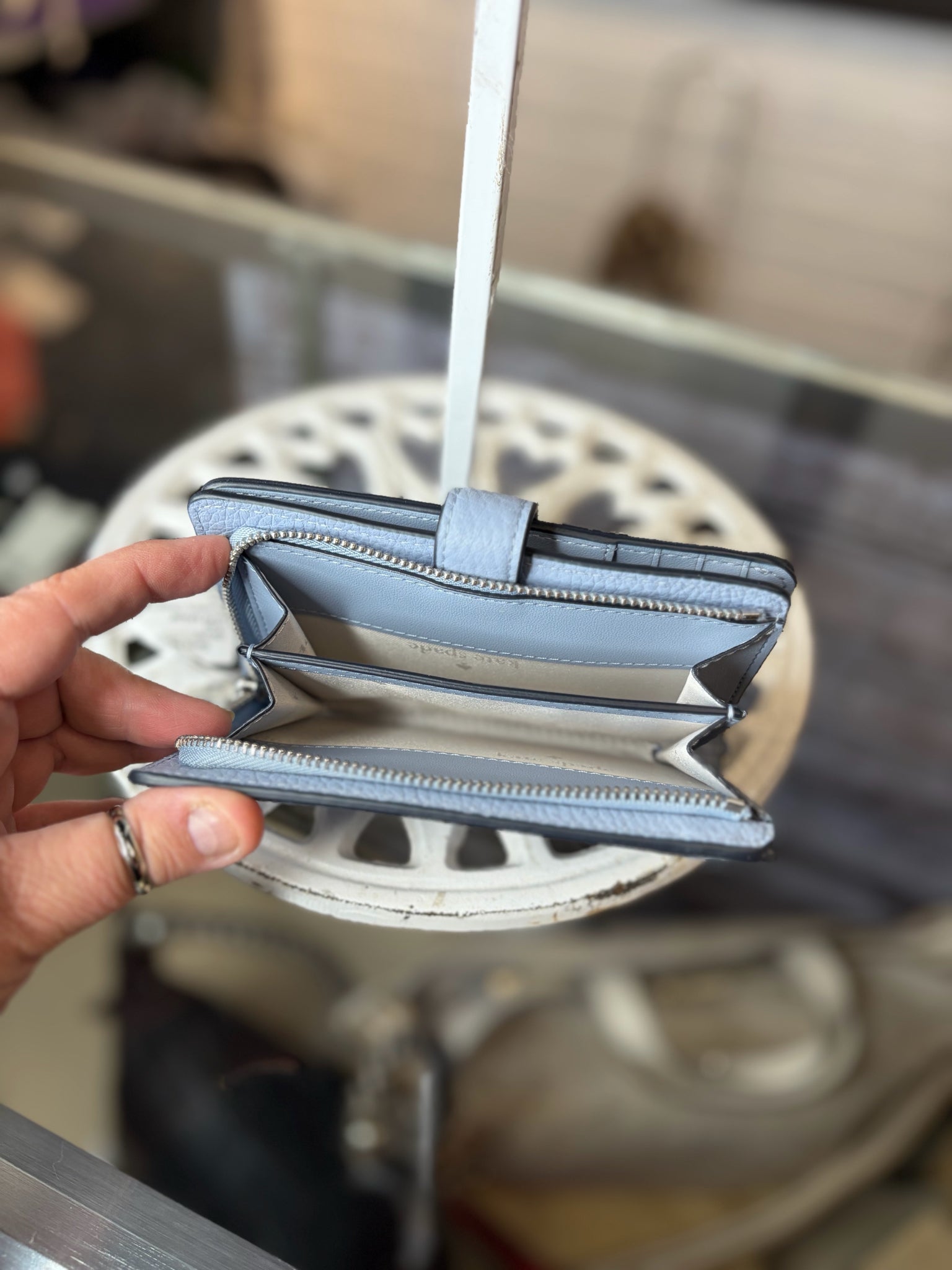 KATE SPADE Light Blue Wallet