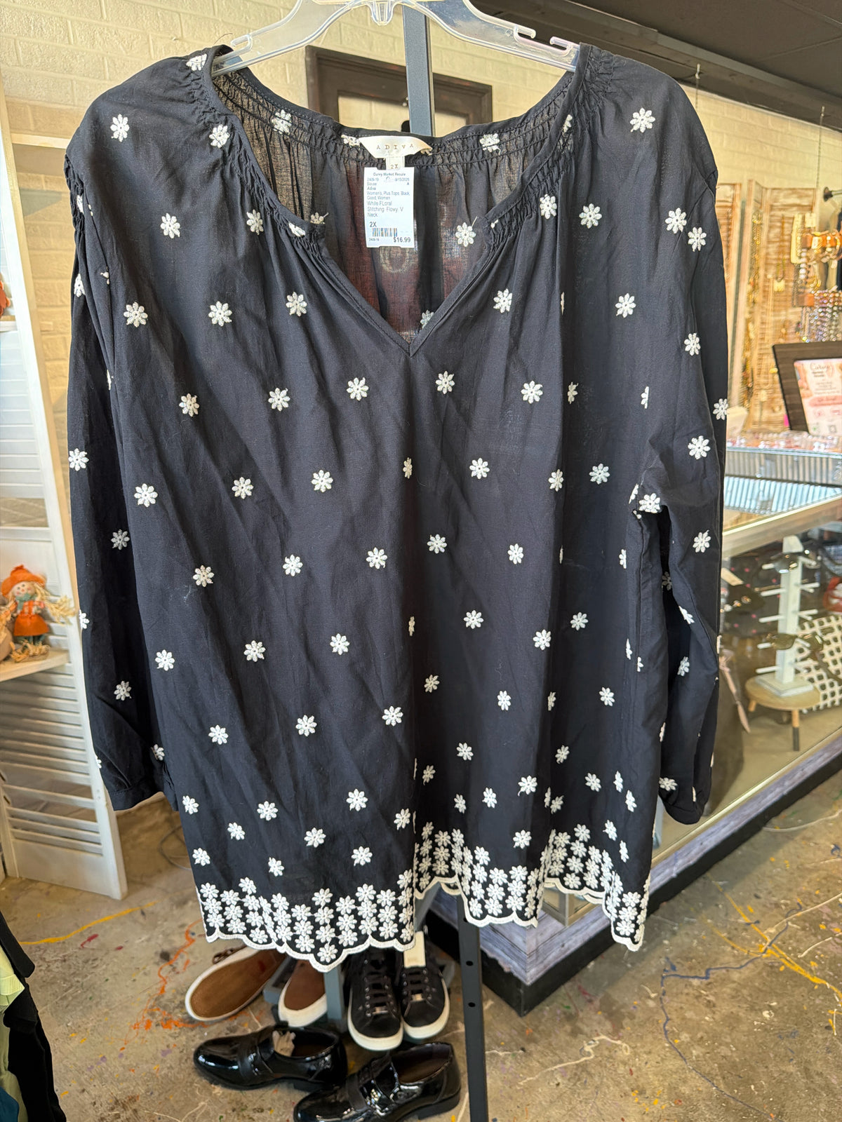 Adiva Plus Tops Size 2X Blouse