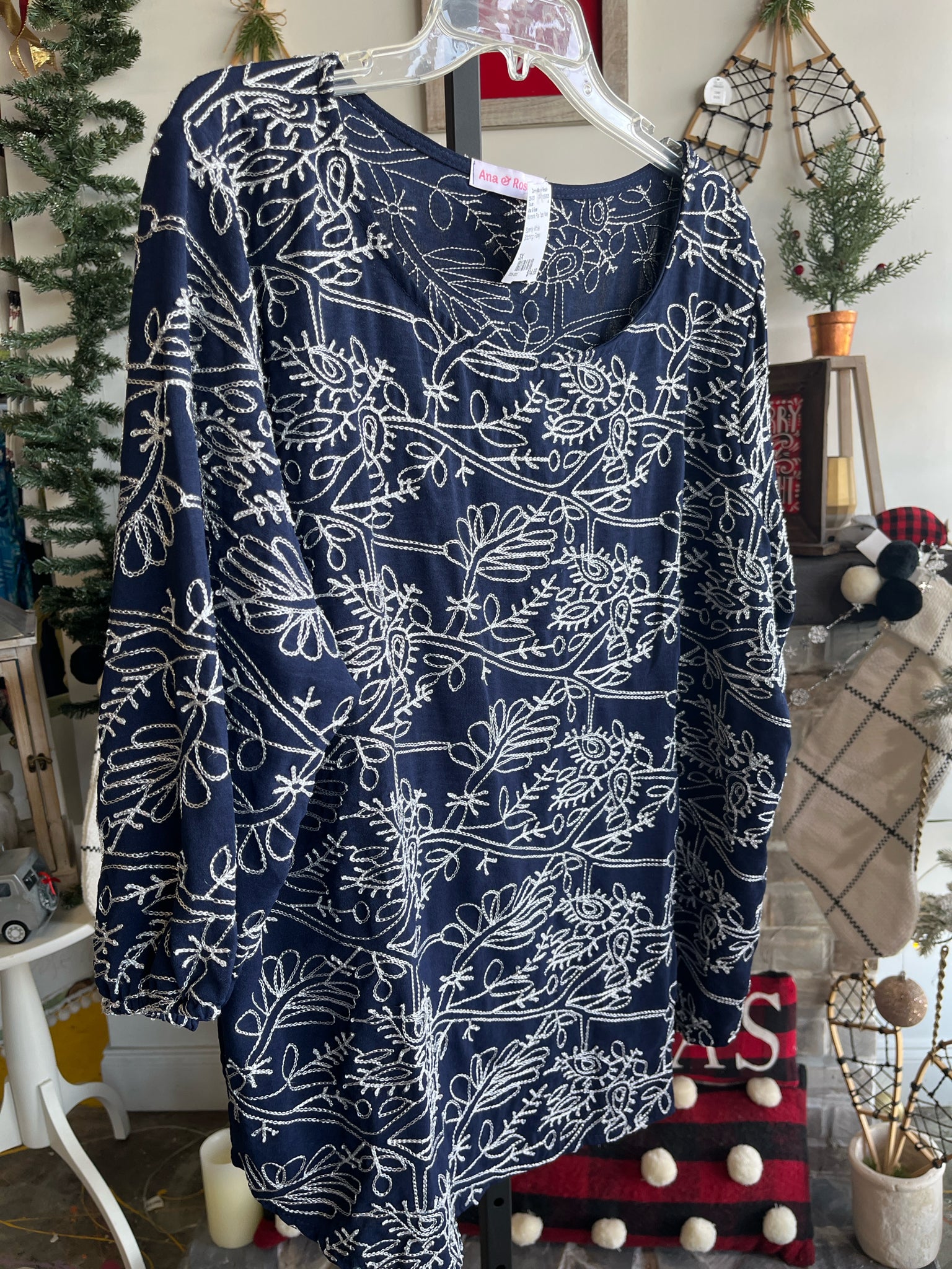 Ana & Rose Plus Tops Size 3X Blouse