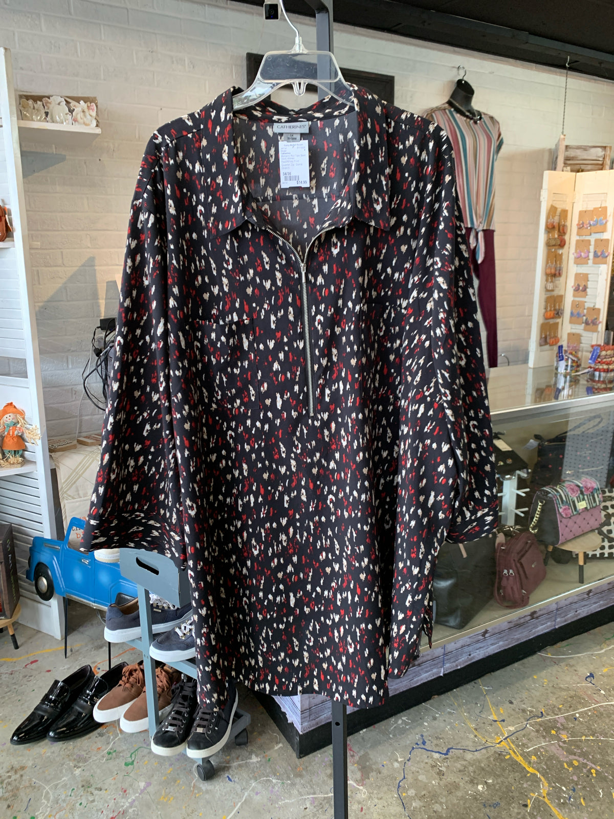 Catherines Plus Tops Size 34/36 Blouse