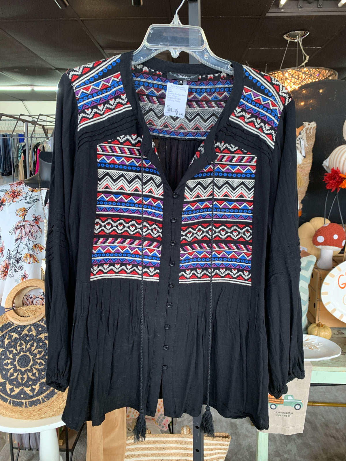 Andree Plus Tops Size 2X Blouse