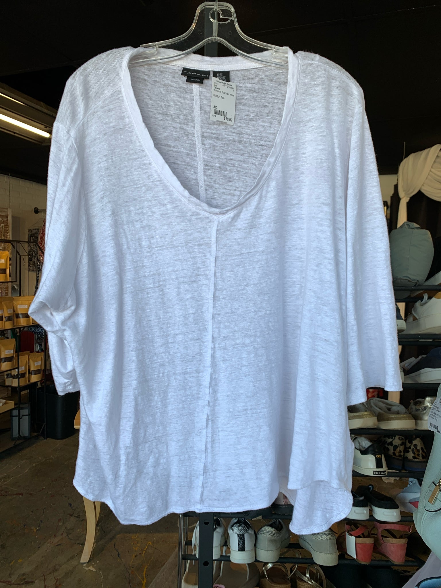 TAHARI Plus Tops Size 3X Shirt