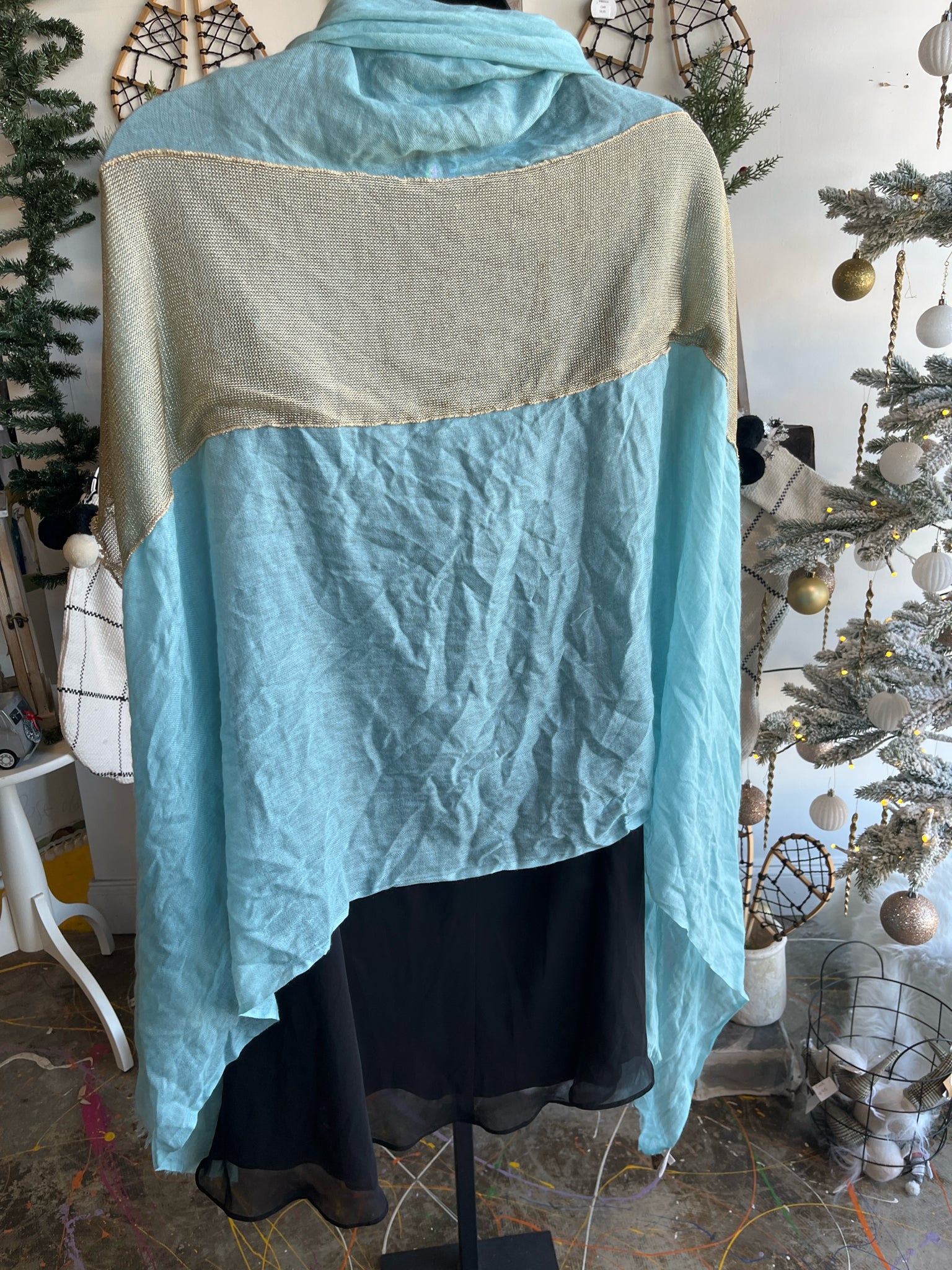 Saldarini Women's Blue Scarf