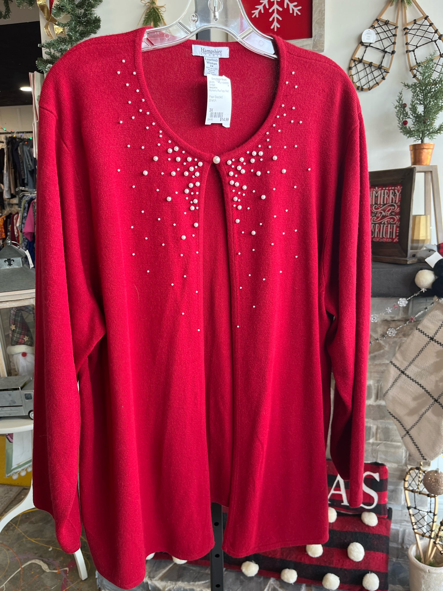 Hampshire Plus Tops Size 3X Cardigan