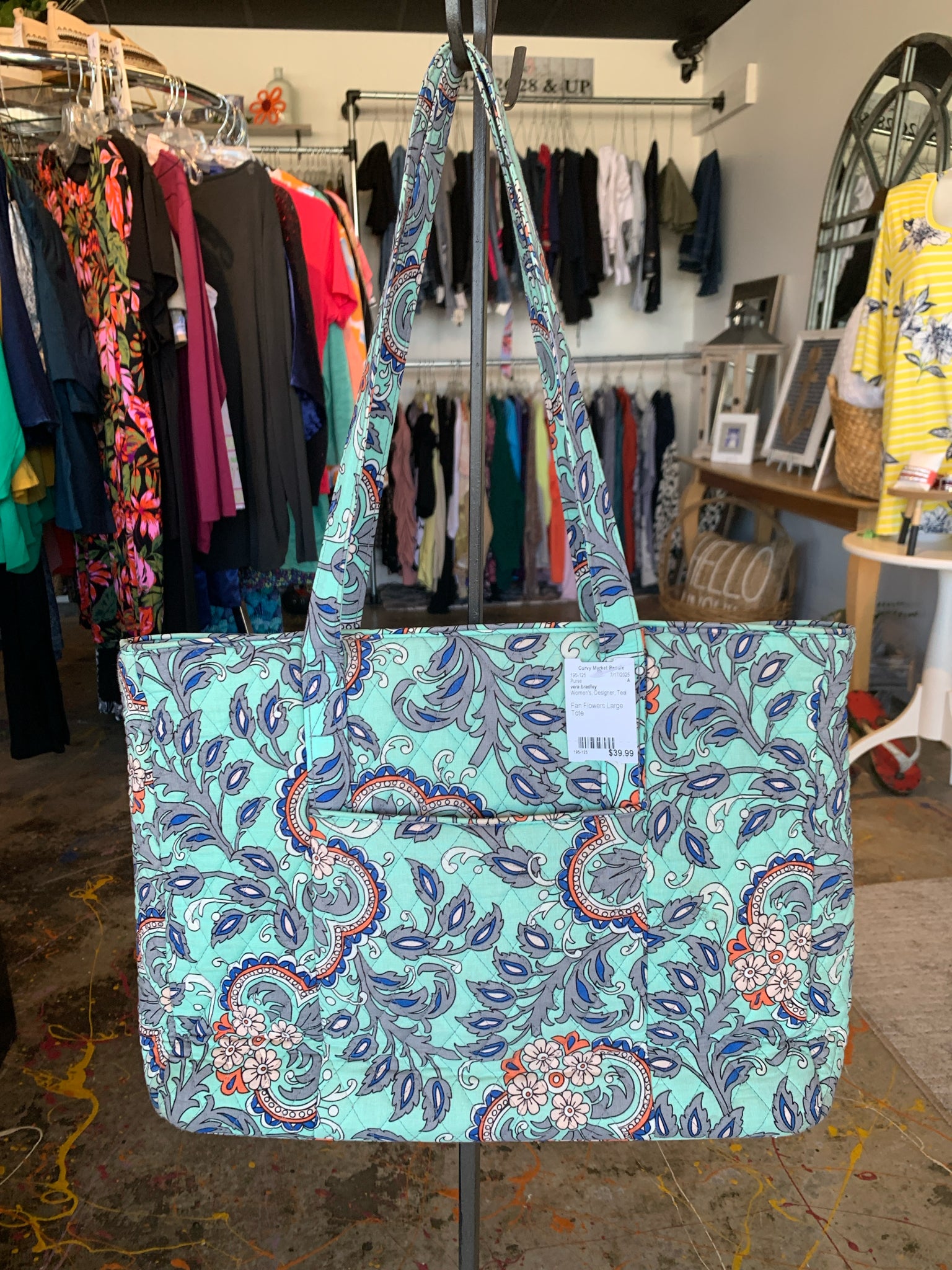 vera bradley Teal Purse