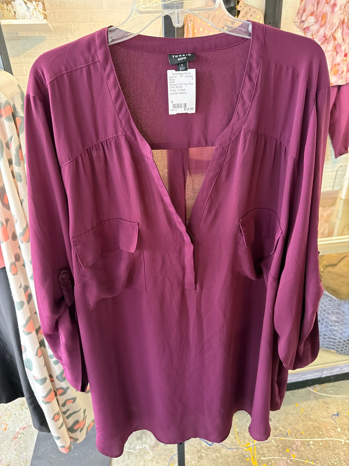 torrid Plus Tops Size 6 Blouse
