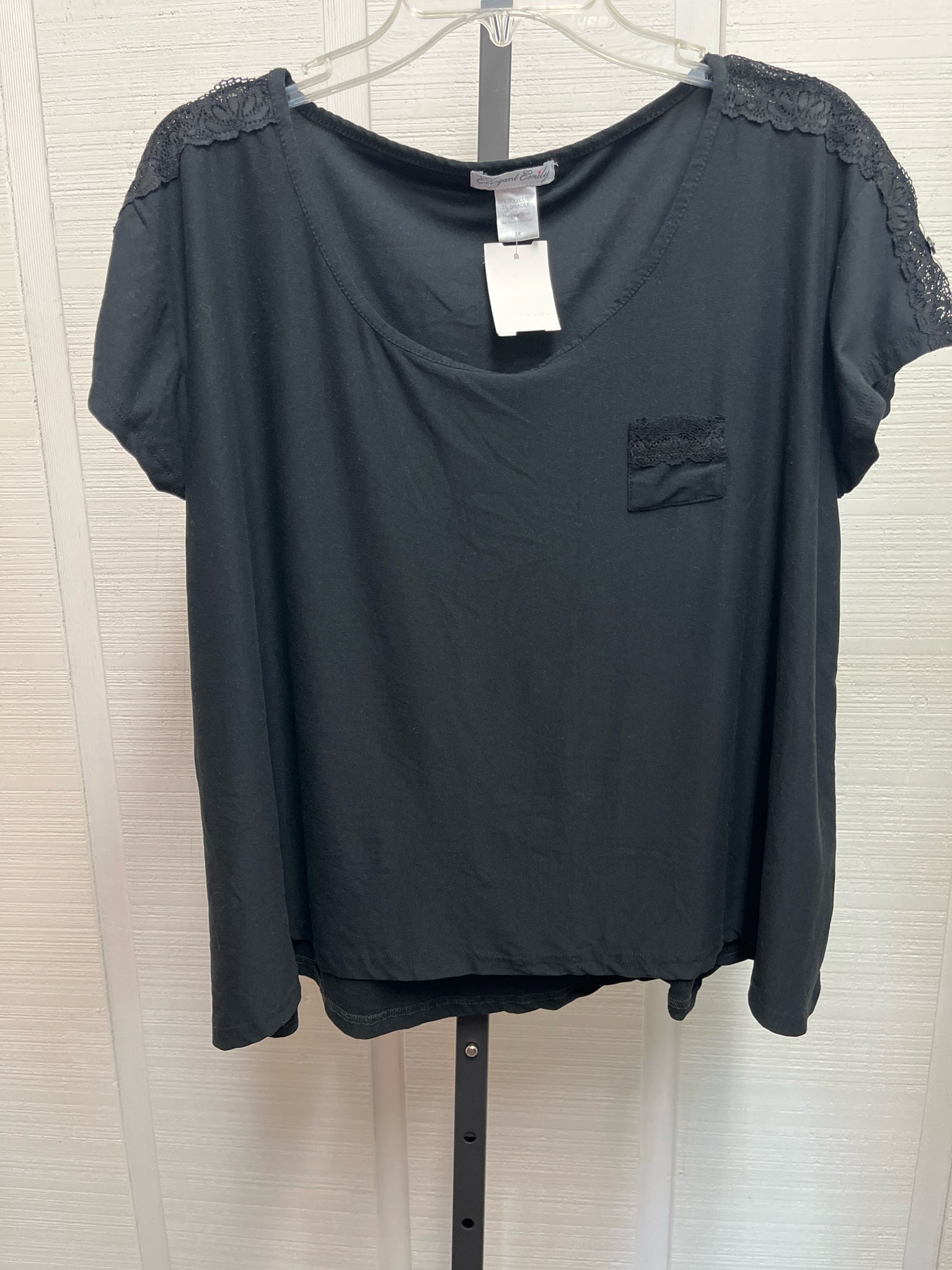 Elegant Emily Plus Tops Size 3X Shirt