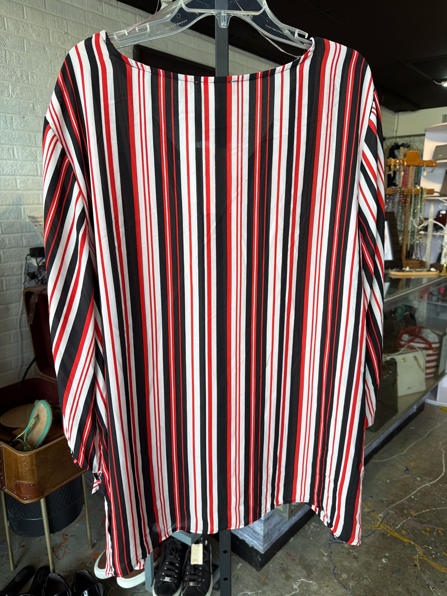 Como Blue Plus Tops Size 3X Blouse