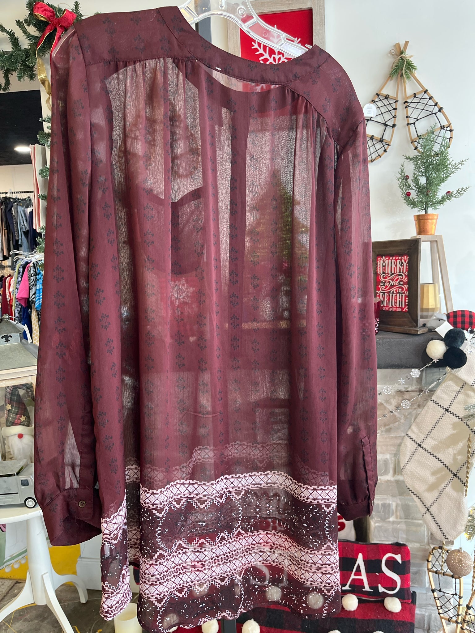 No Brand Plus Tops Size 1X Blouse