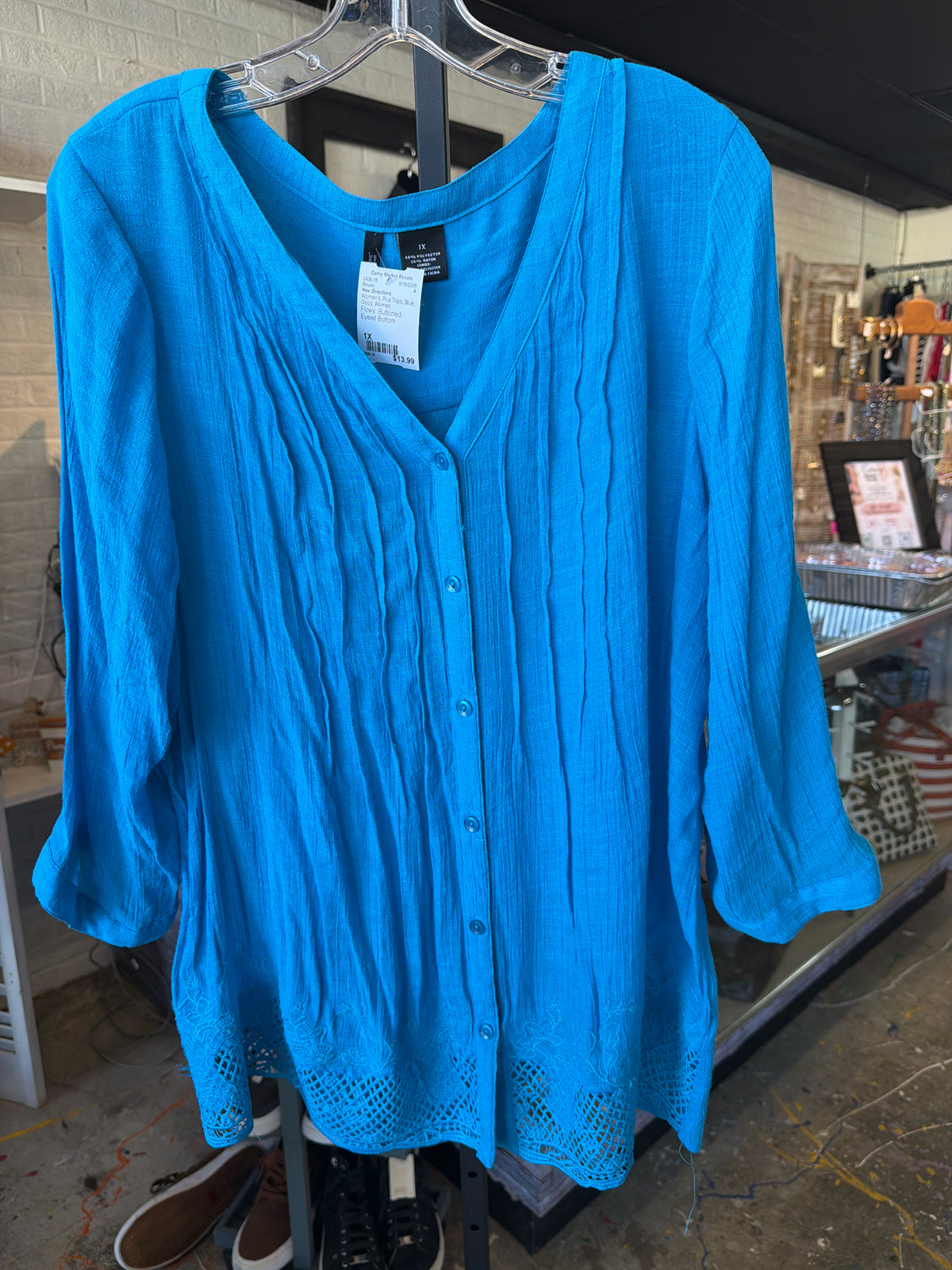 New Directions Plus Tops Size 1X Blouse