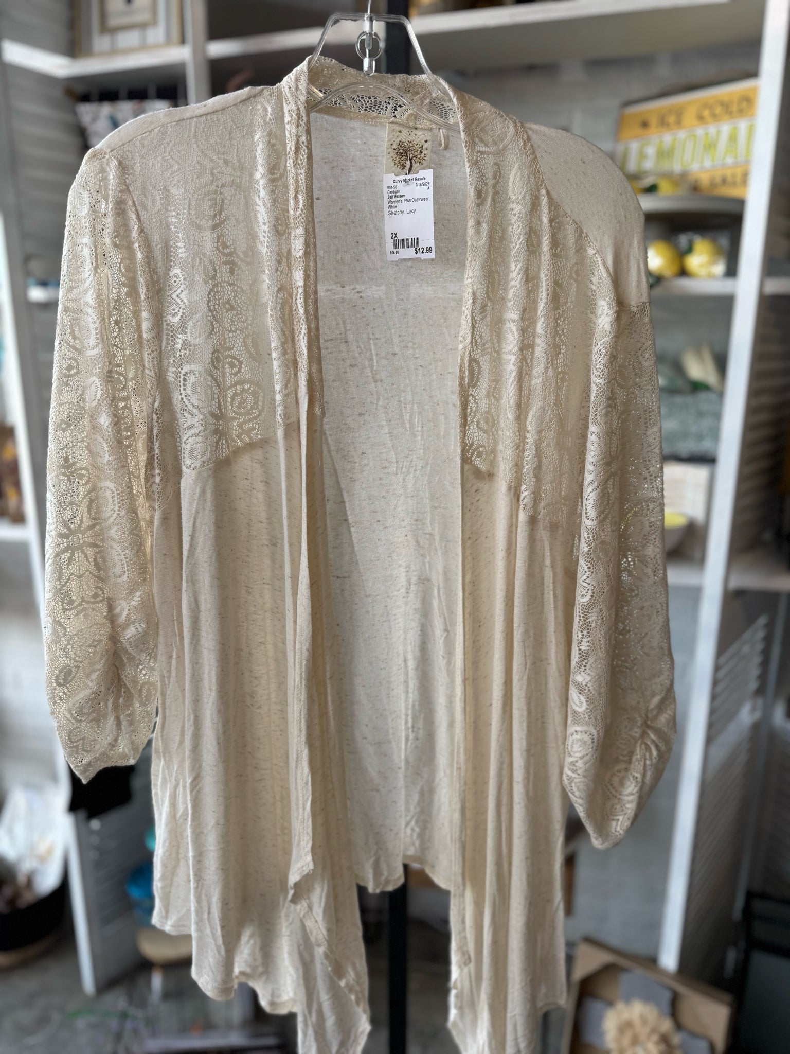 Self Esteem Plus Outerwear Size 2X Cardigan