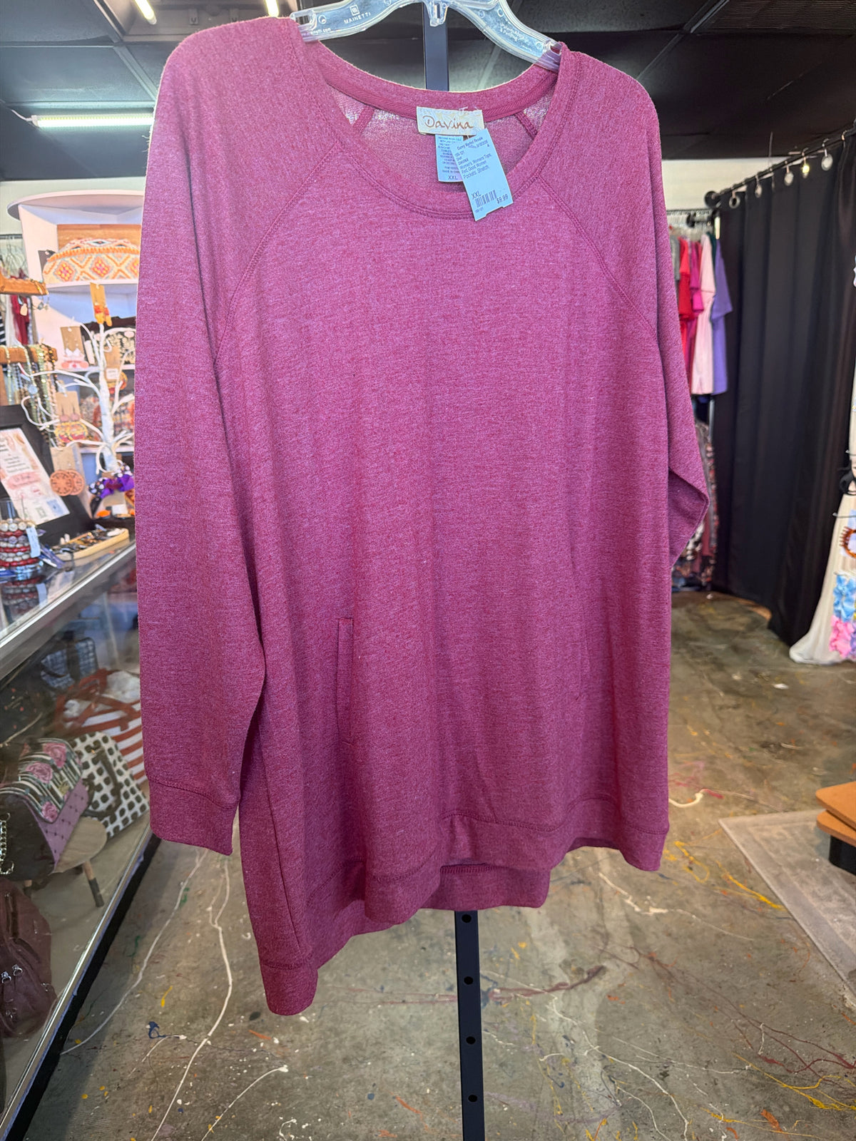DAVINA Womens Tops Size XXL Shirt
