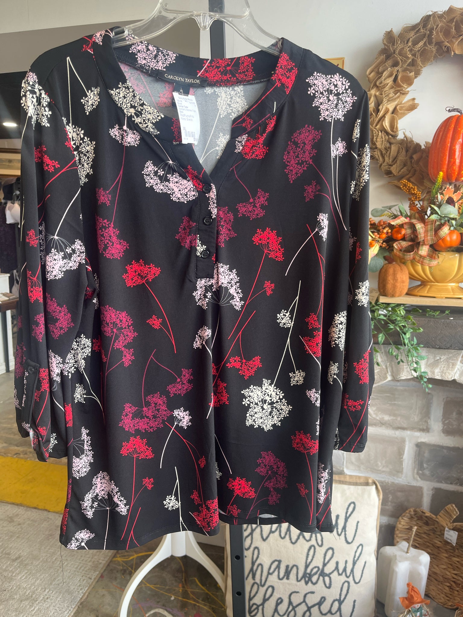 Carolyn Taylor Womens Tops Size XL Blouse