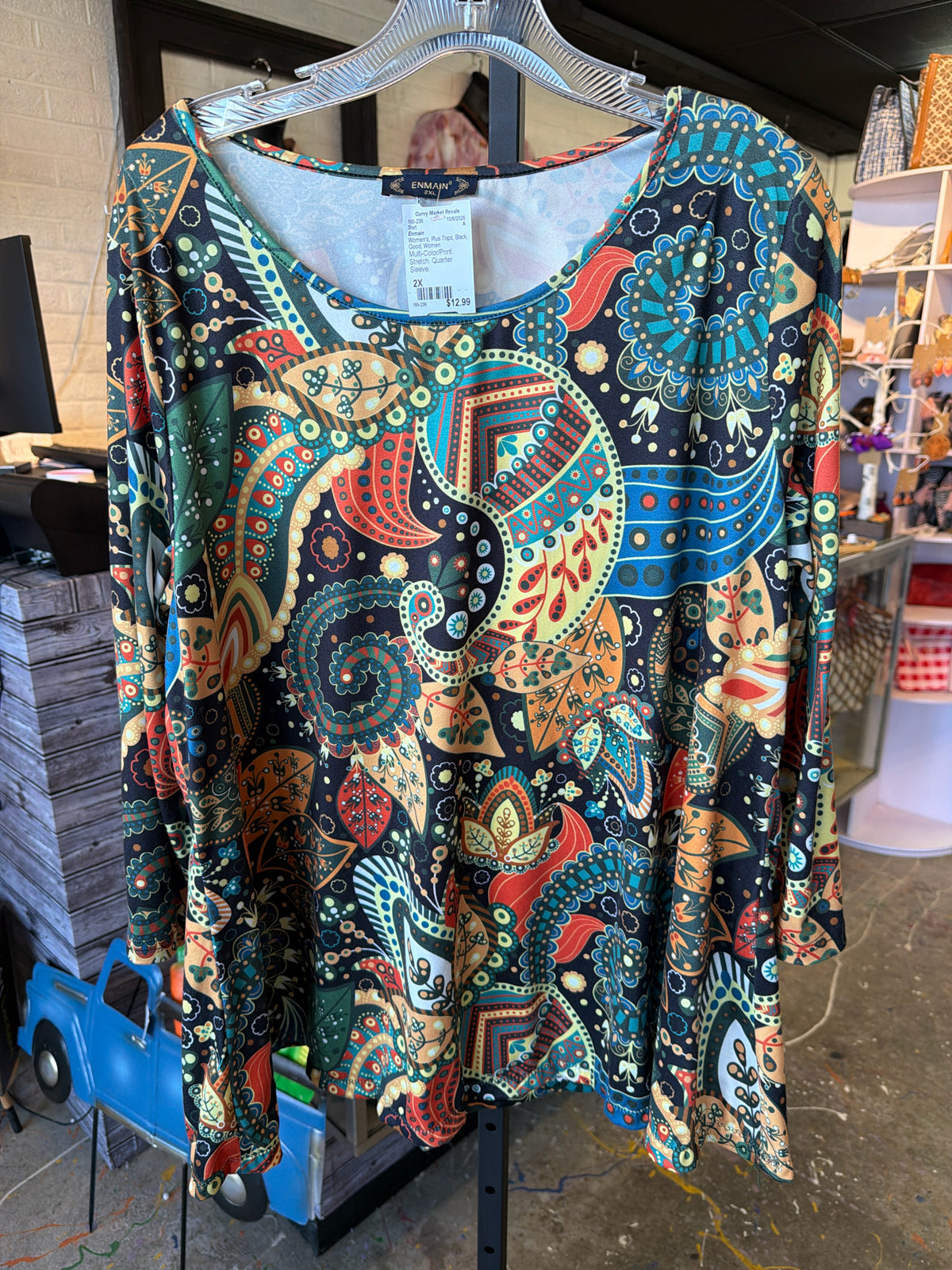 Enmain Plus Tops Size 2X Shirt