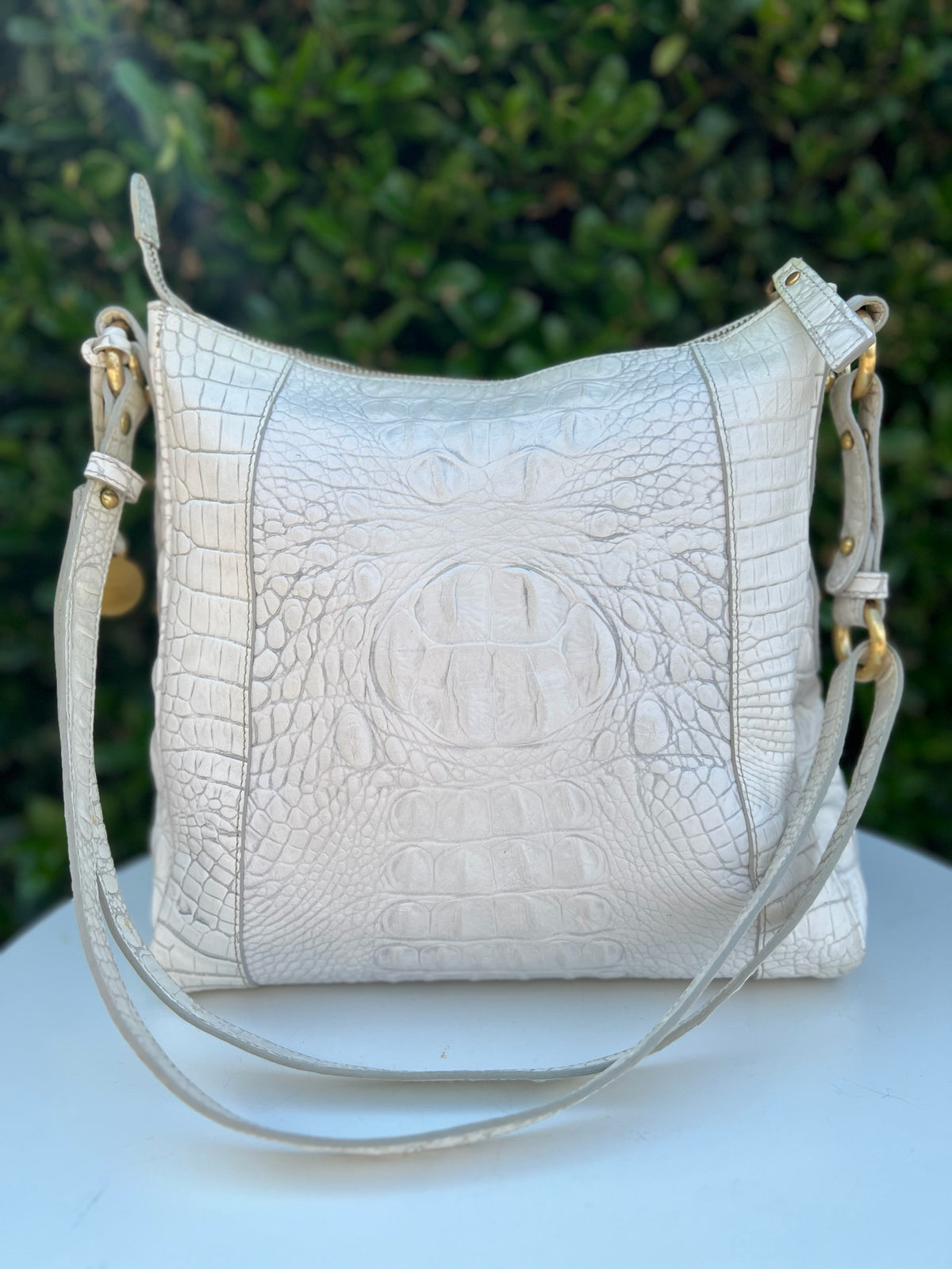 Brahmin Ivory Purse