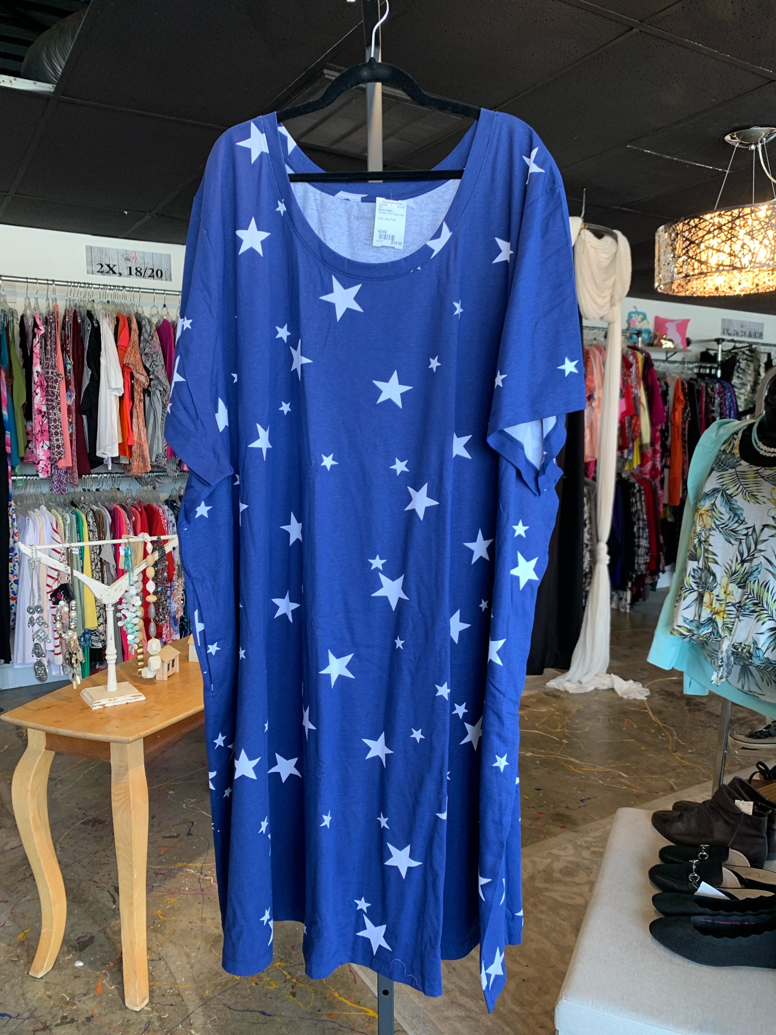 Woman Within Plus Tops Size 42/44 Pajamas