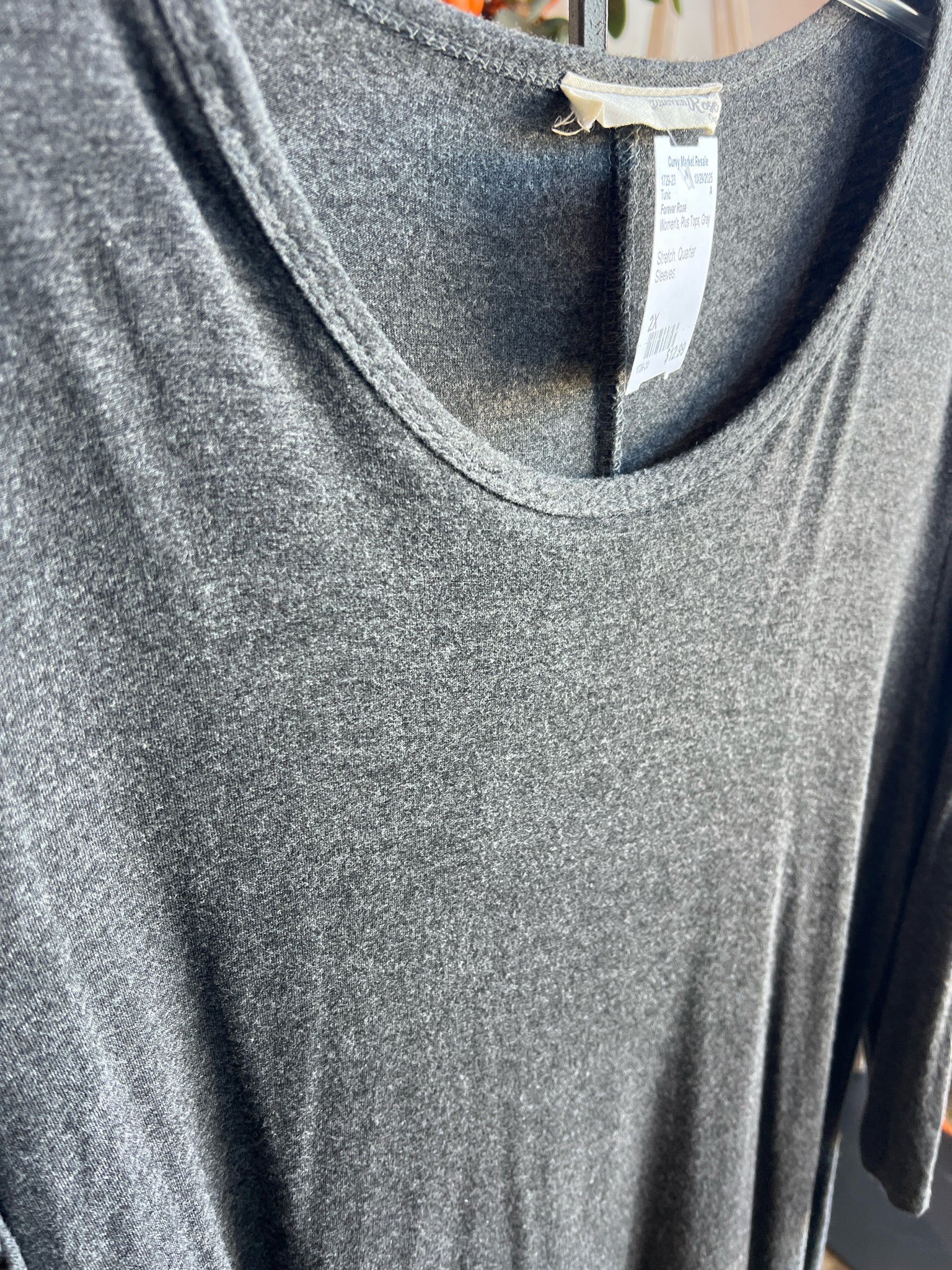 Forever Rose Plus Tops Size 2X Tunic