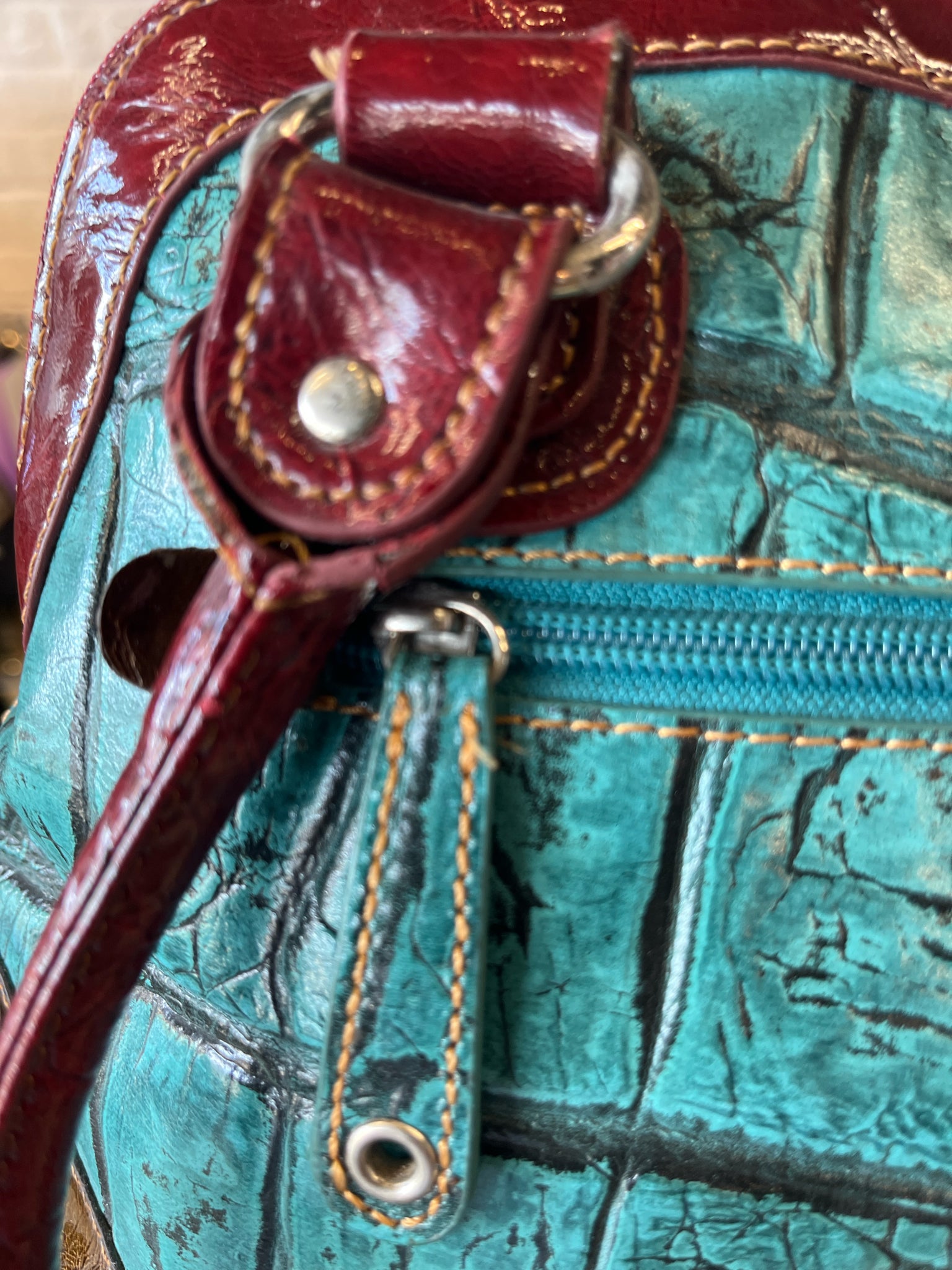Marc Chantal Turquoise Purse