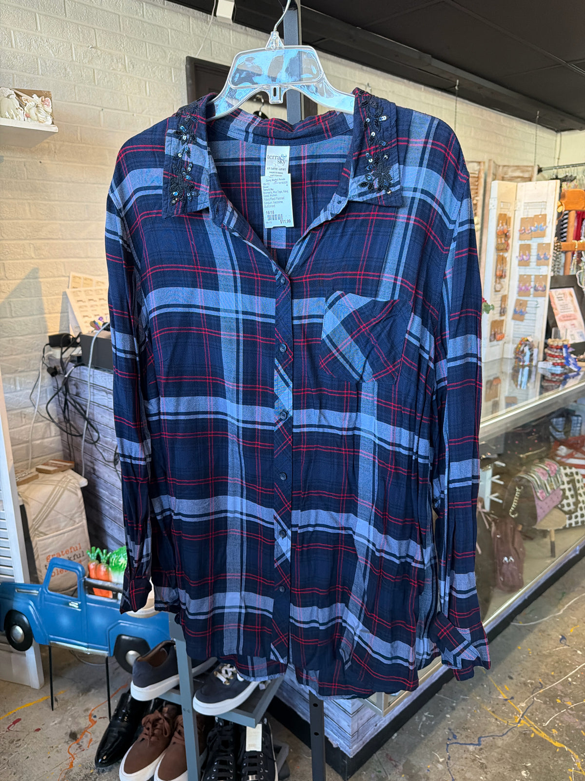 Terra & Sky Plus Tops Size 16/18 Blouse