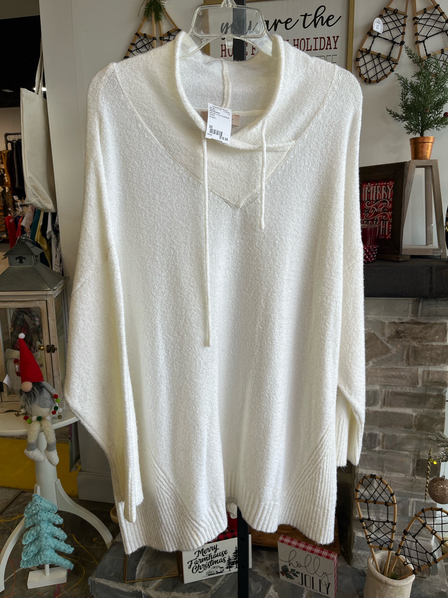 PHILOSOPHY Plus Outerwear Size 3X Sweater