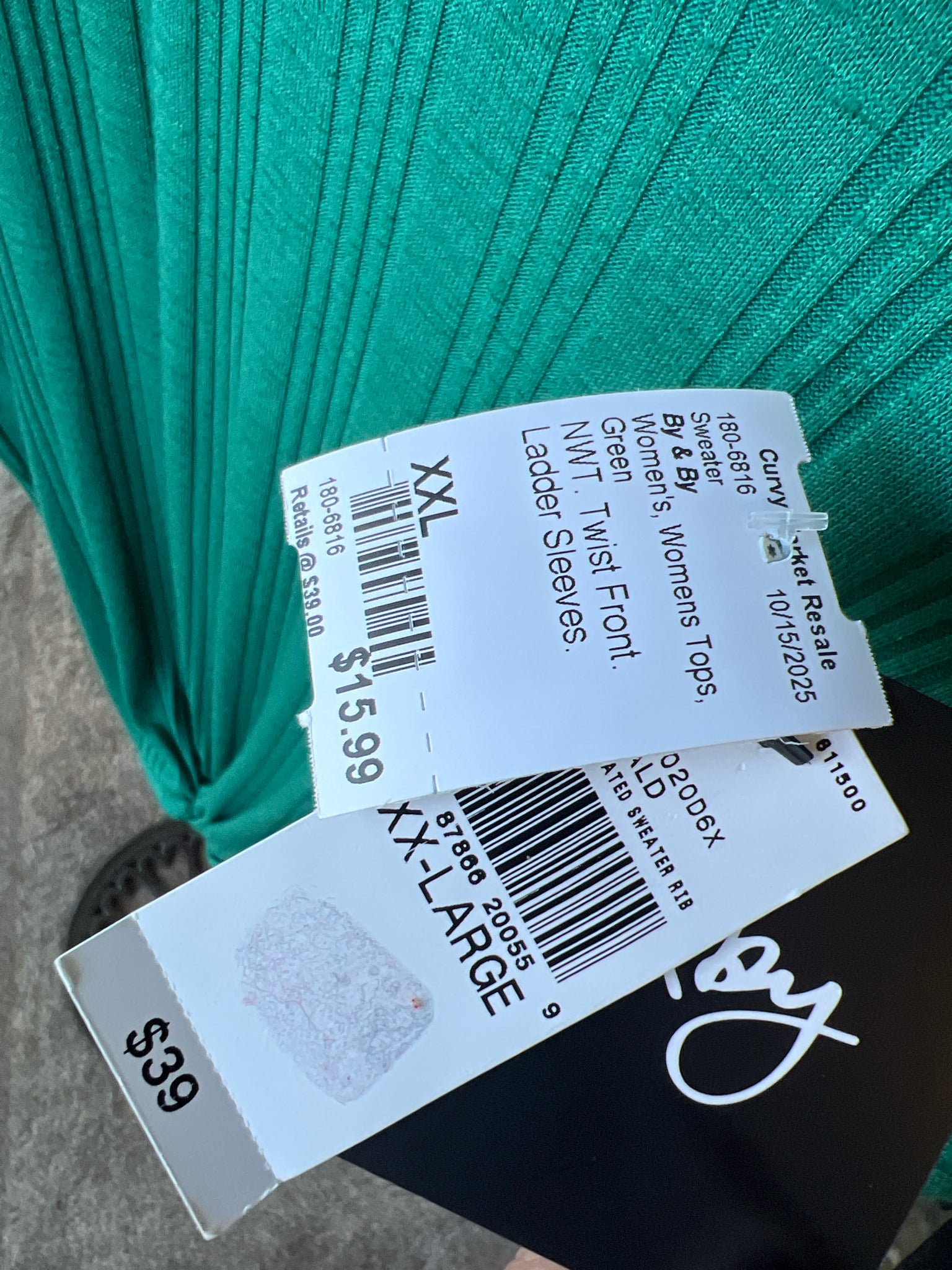 By & By Womens Tops Size XXL Sweater