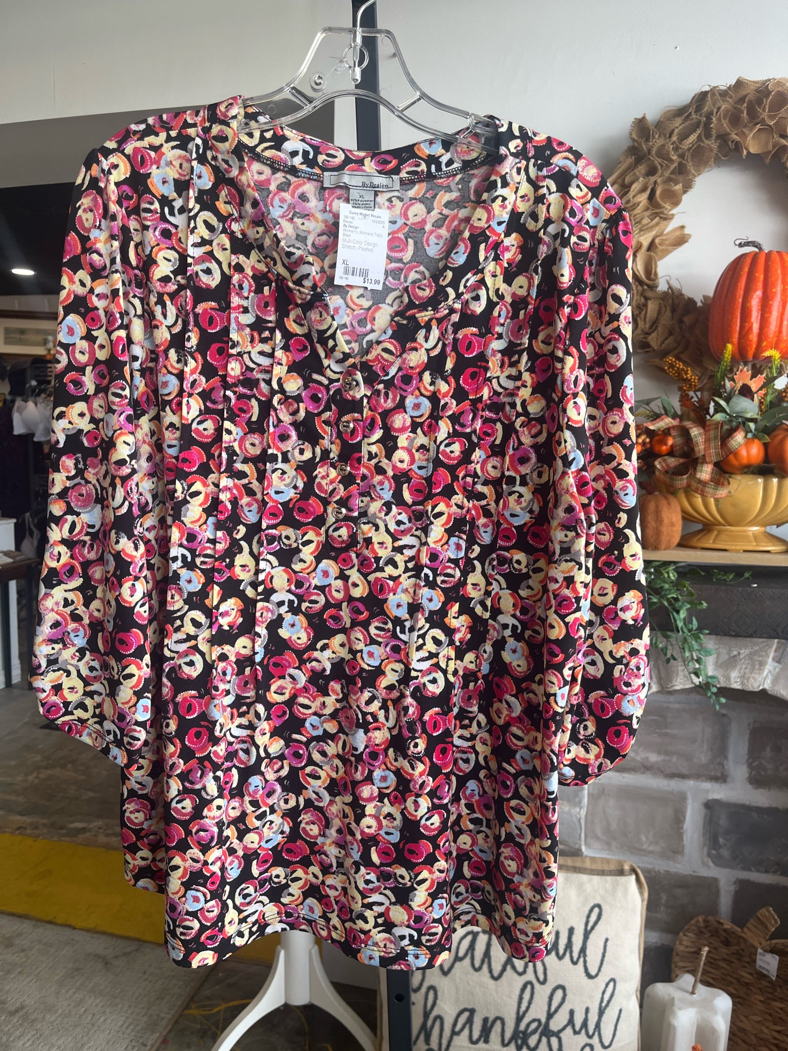 By Design Womens Tops Size XL Blouse