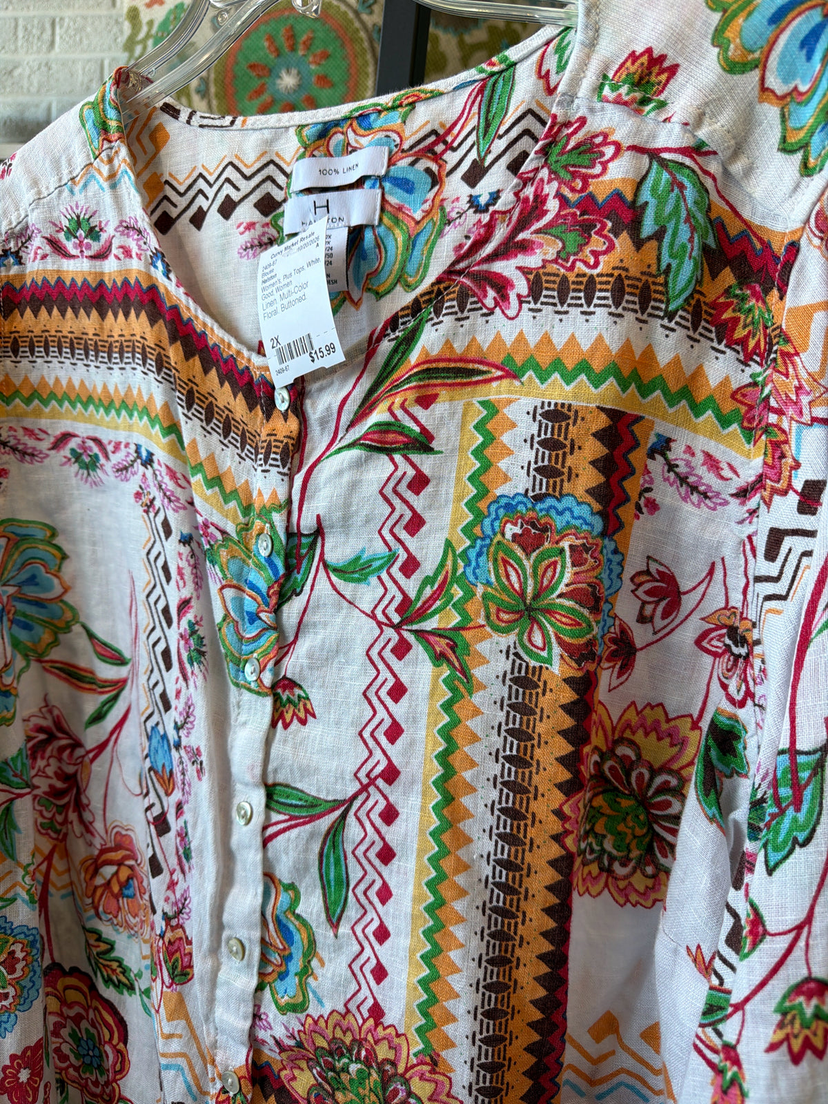 Halston Plus Tops Size 2X Blouse