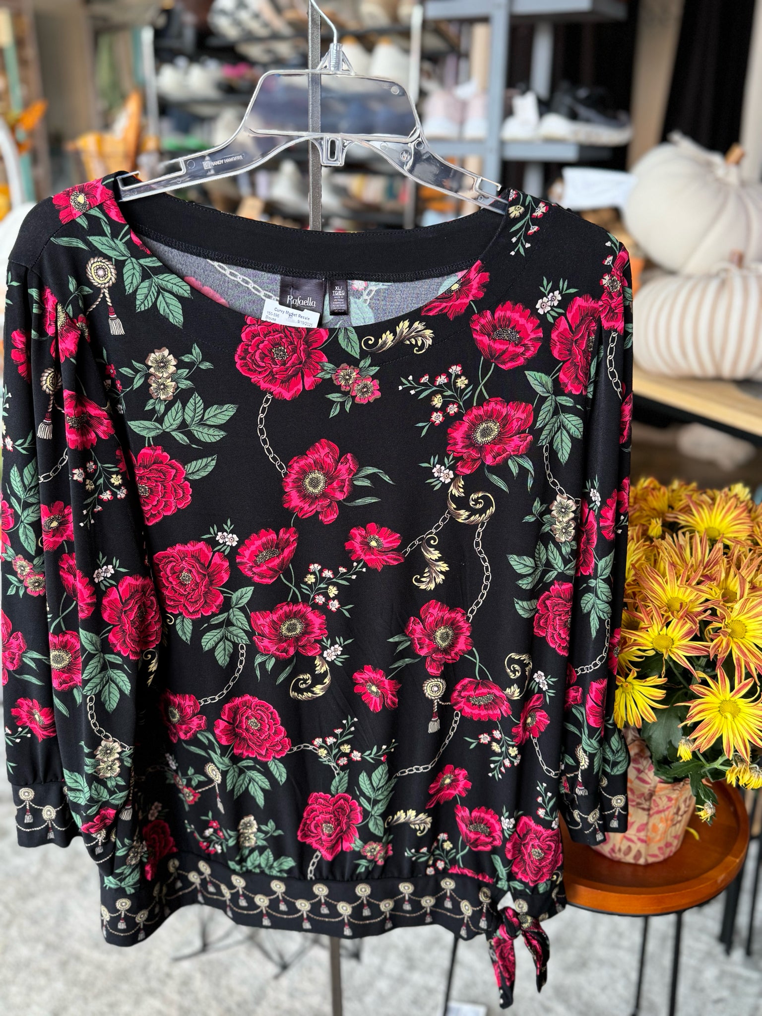 Rafaella Womens Tops Size XL Blouse