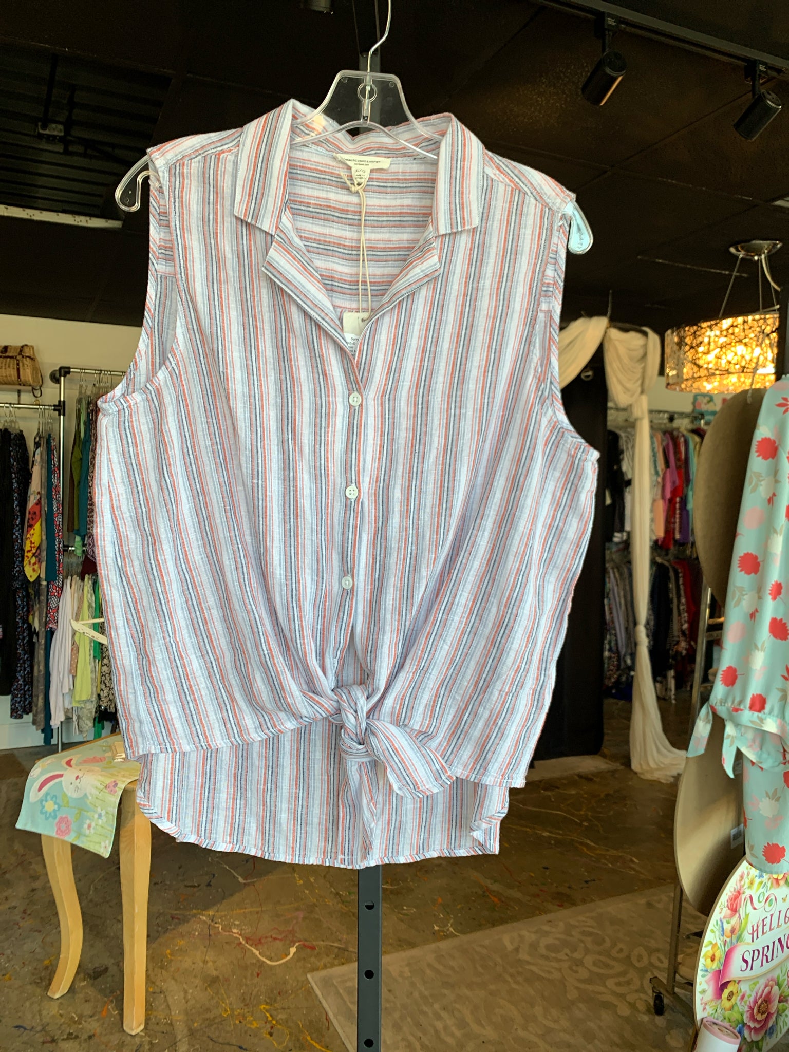 Beach Lunch Lounge Womens Tops Size L Blouse